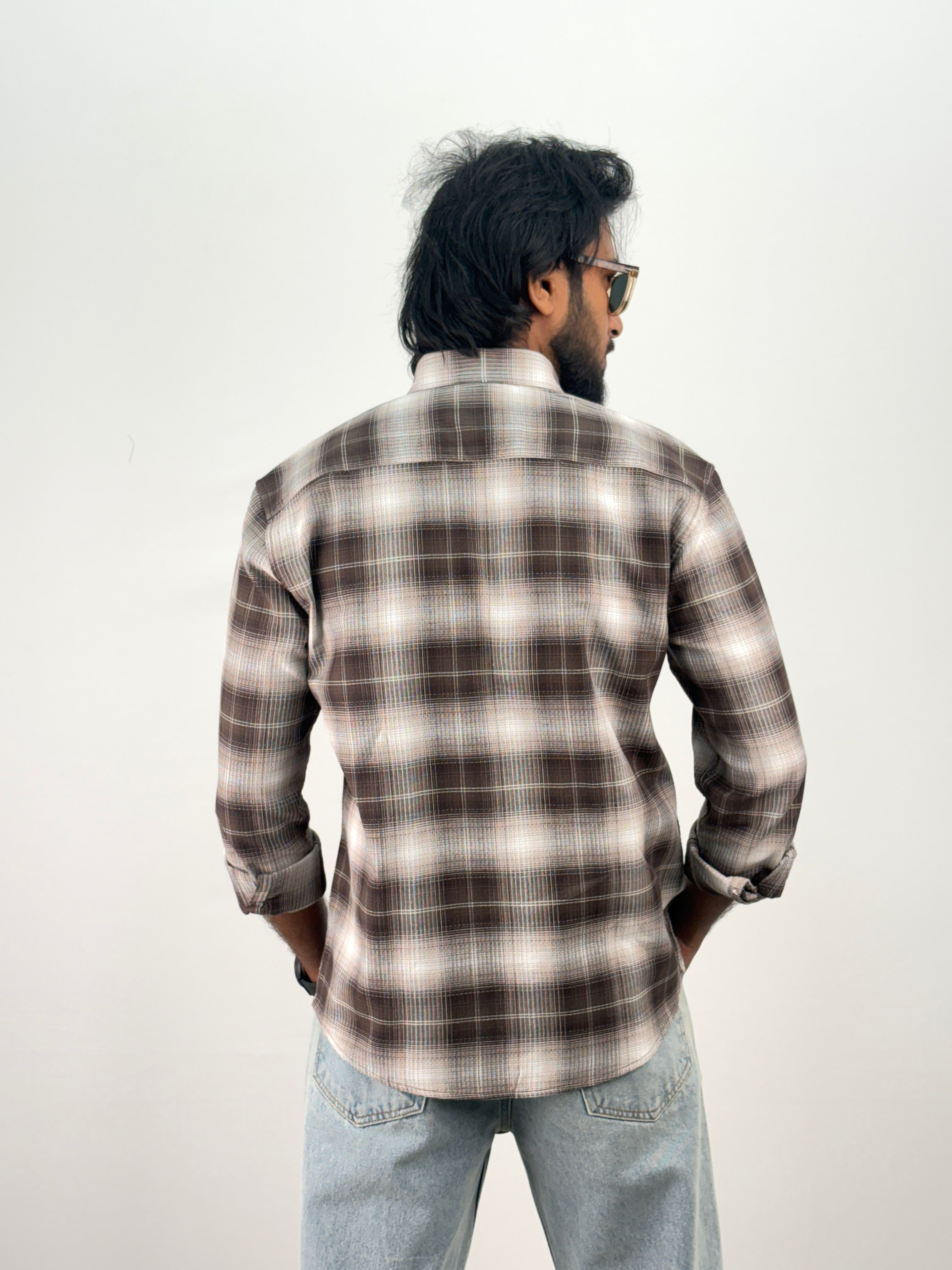 Light Brown Flannel Shirt