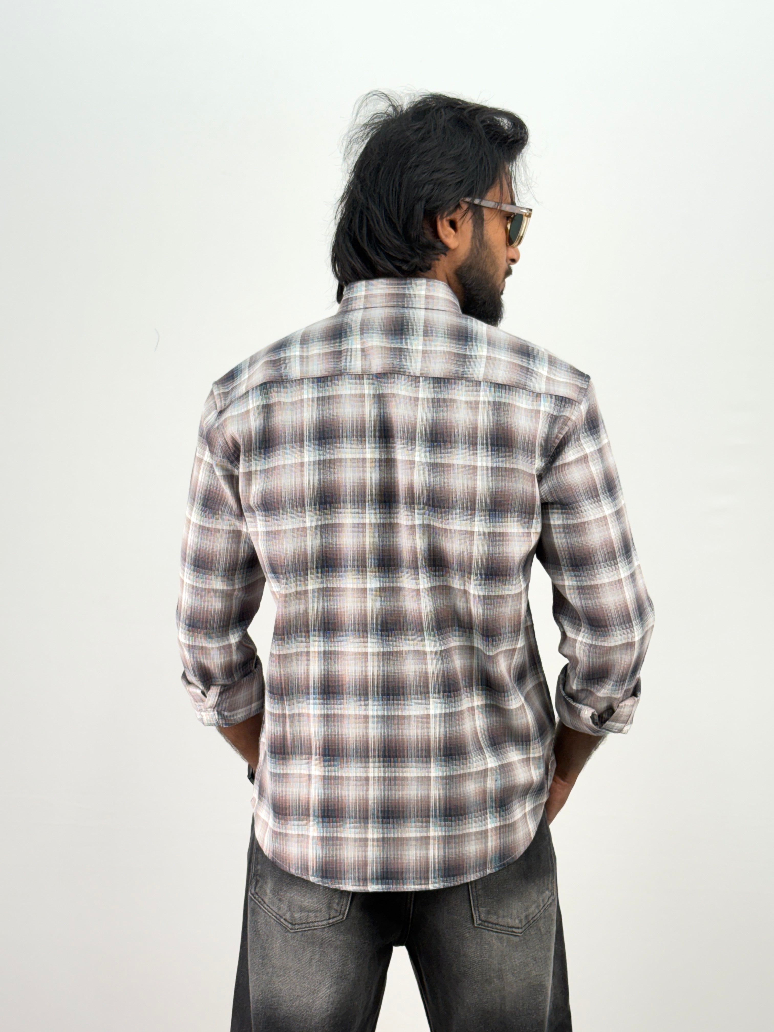Peach Flannel Shirt