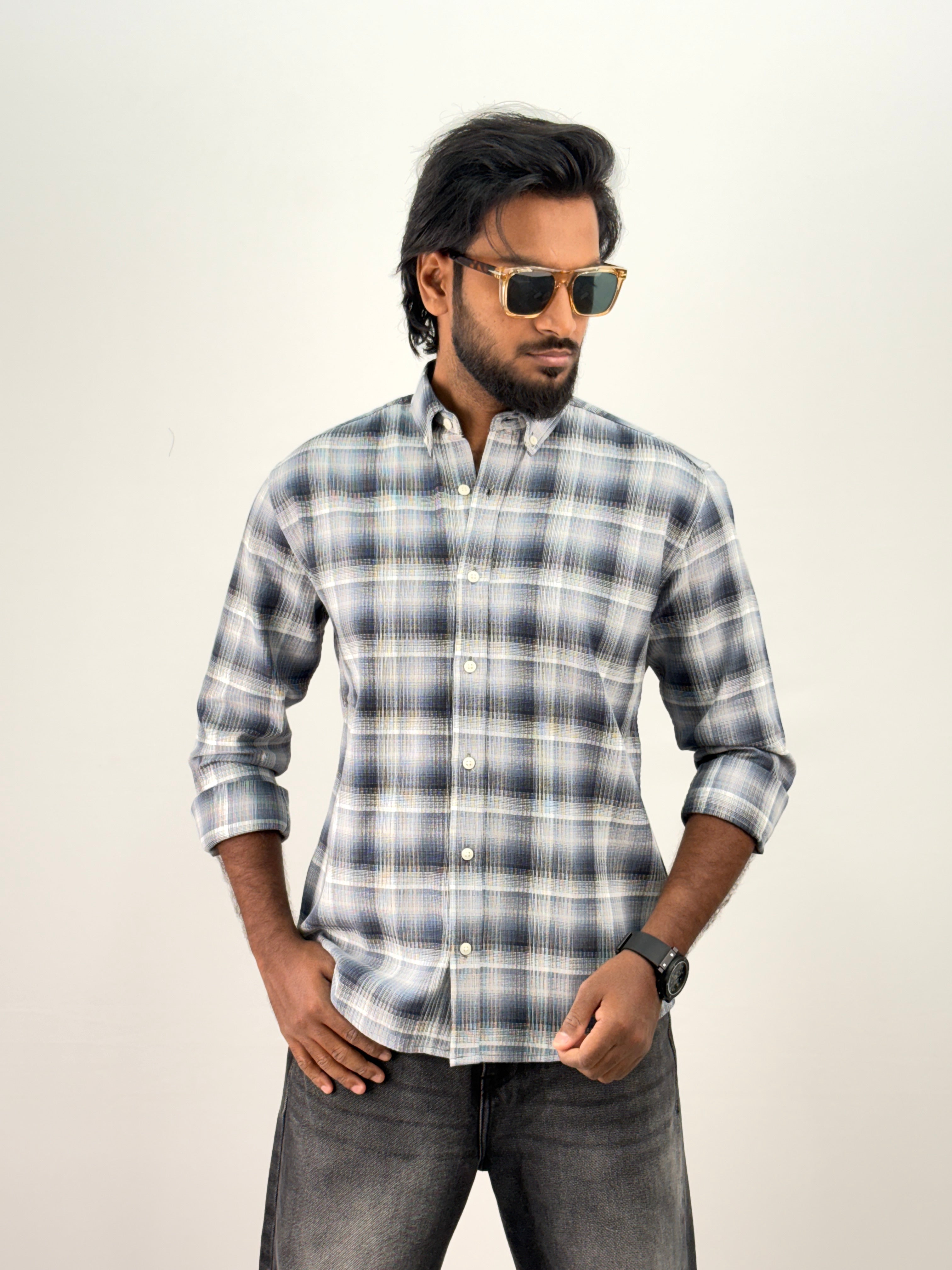 Light Blue Flannel Shirt