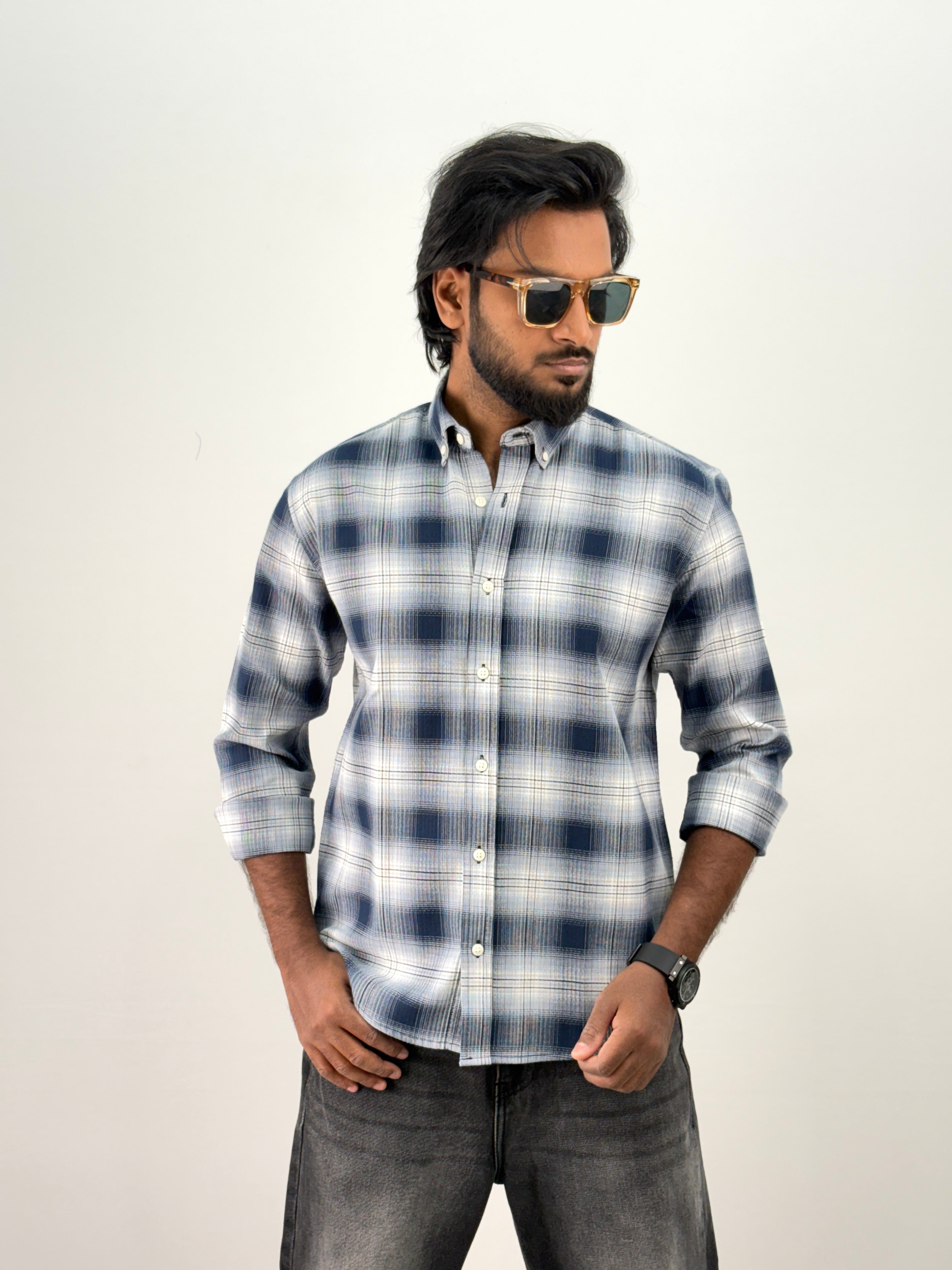 Blue Flannel Shirt
