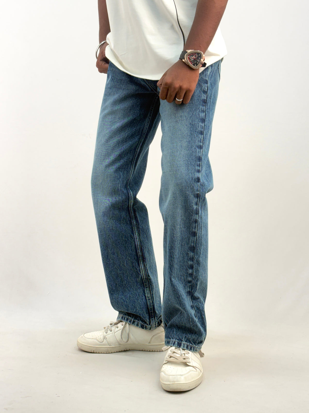 Denim Blue Straight Fit Jean 2