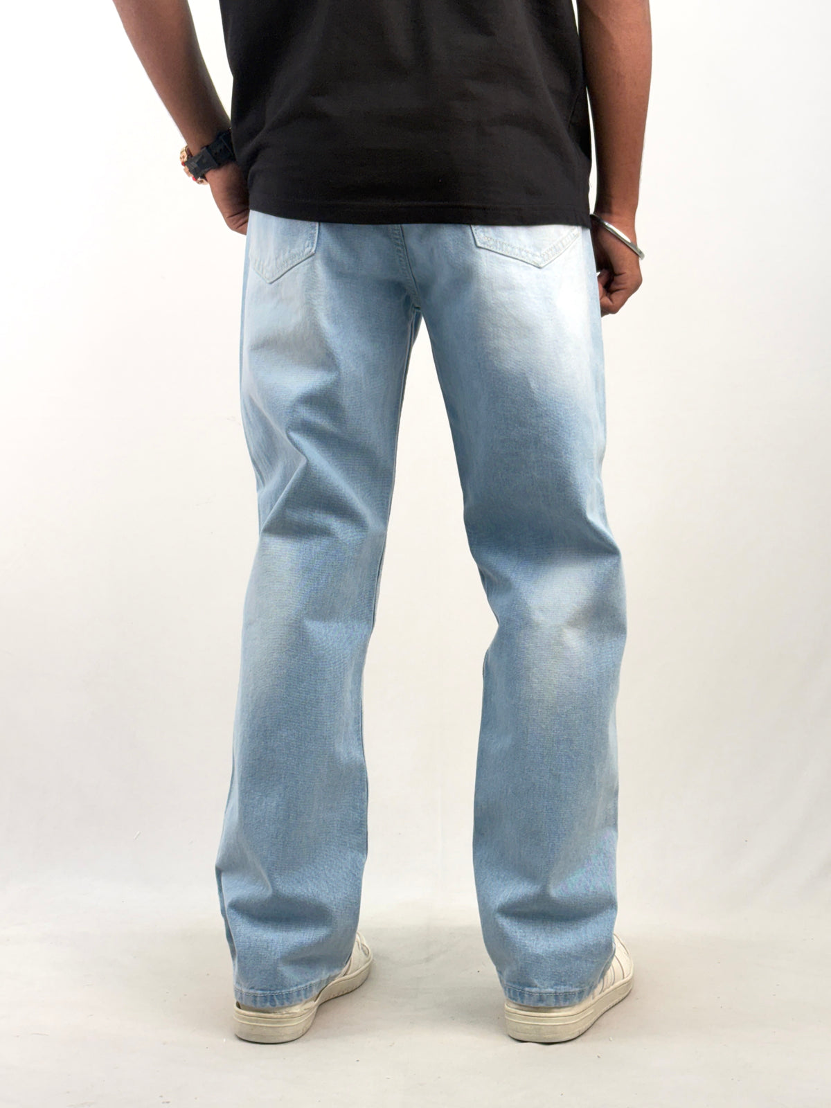 Light Blue Straight Fit Jean 3
