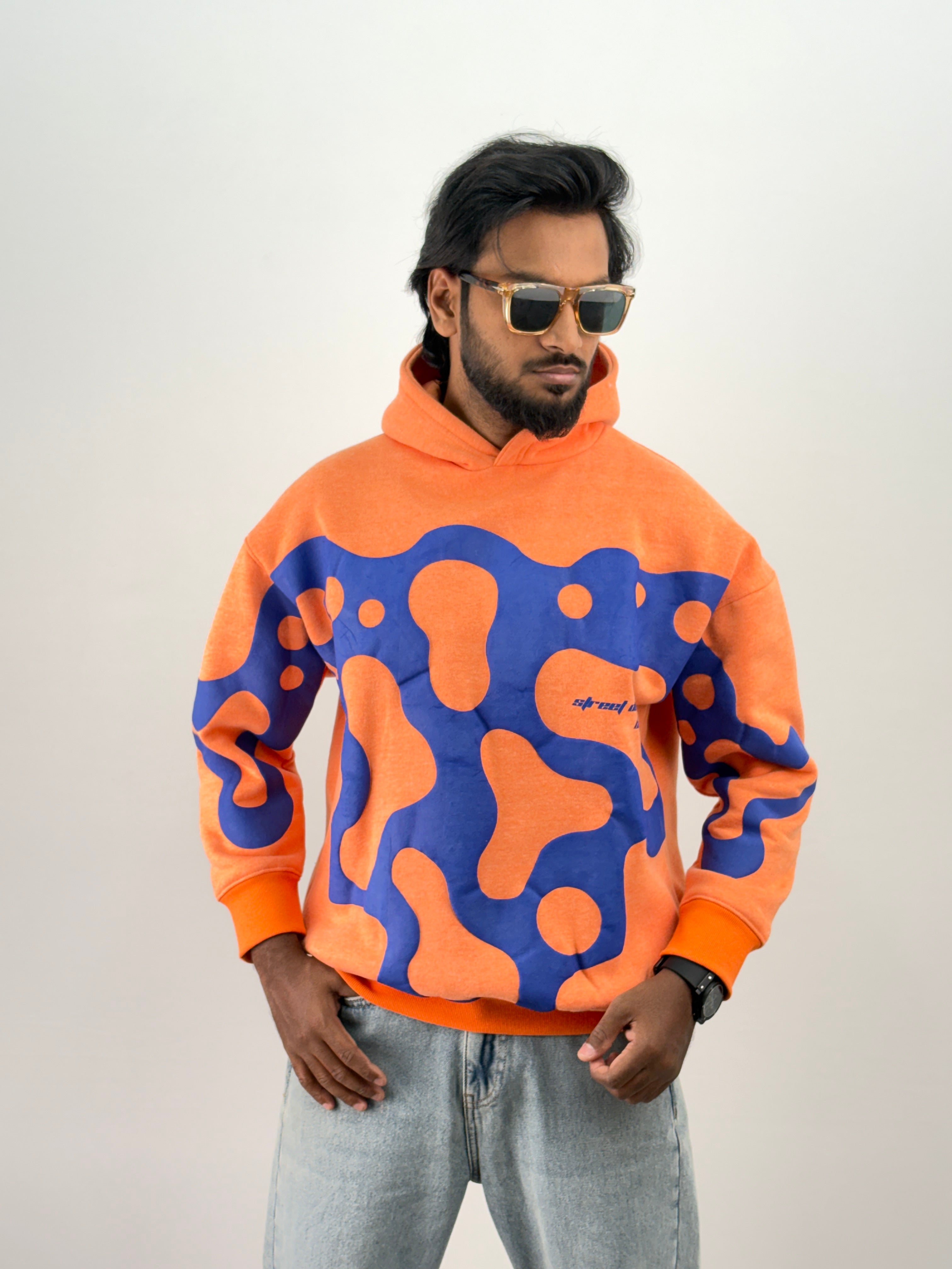 Light Orange Oversized Hoodie