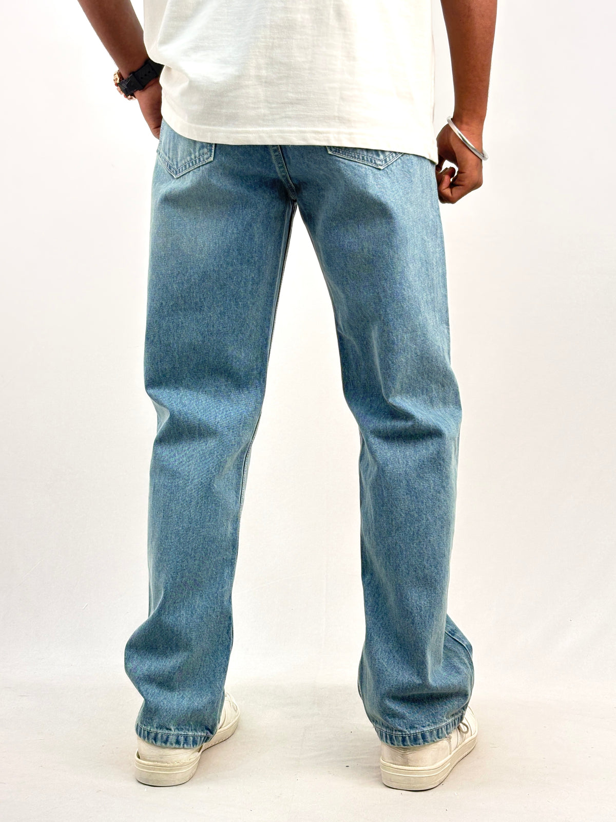 Teal Blue Straight Fit Jean 6