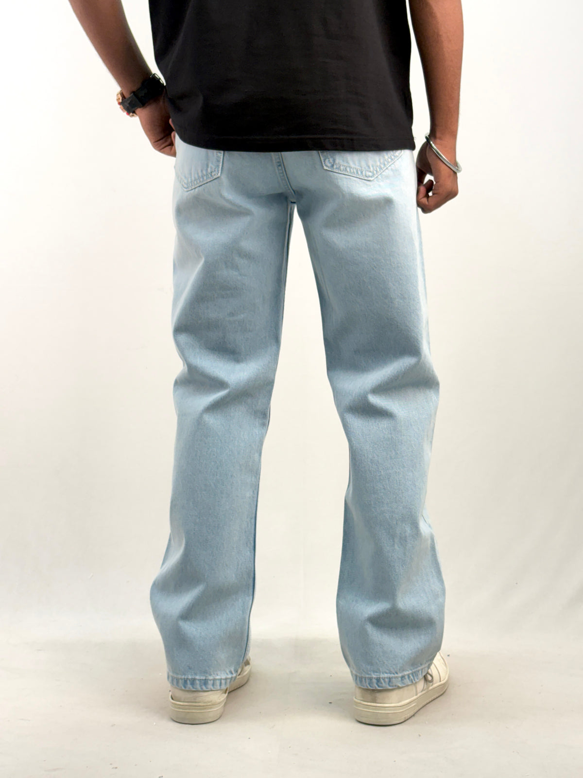 Blue Acid Wash Straight Fit Jean 8