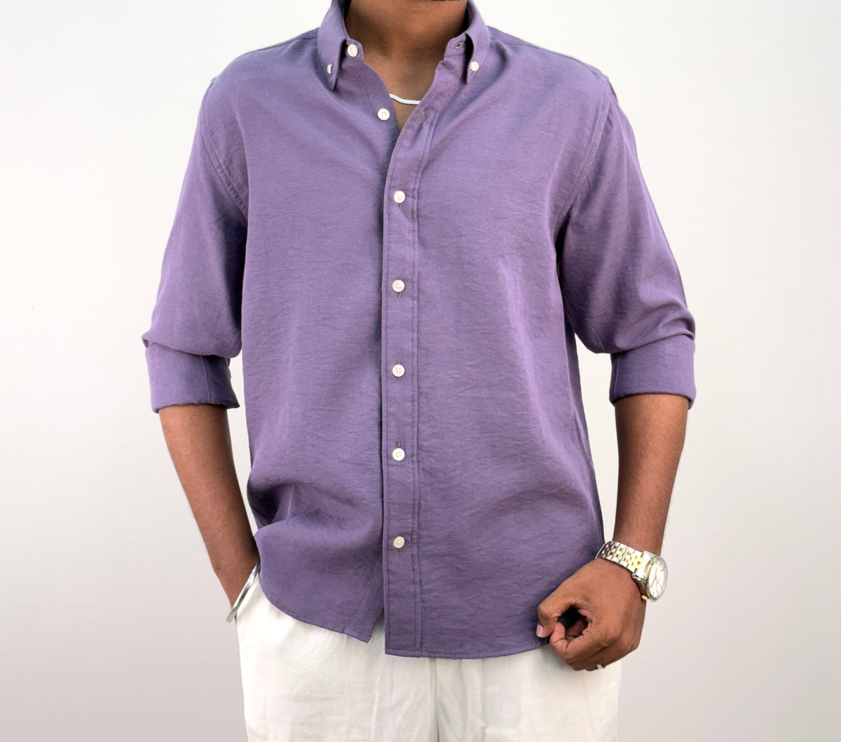 Lavender IMP Linen Shirt