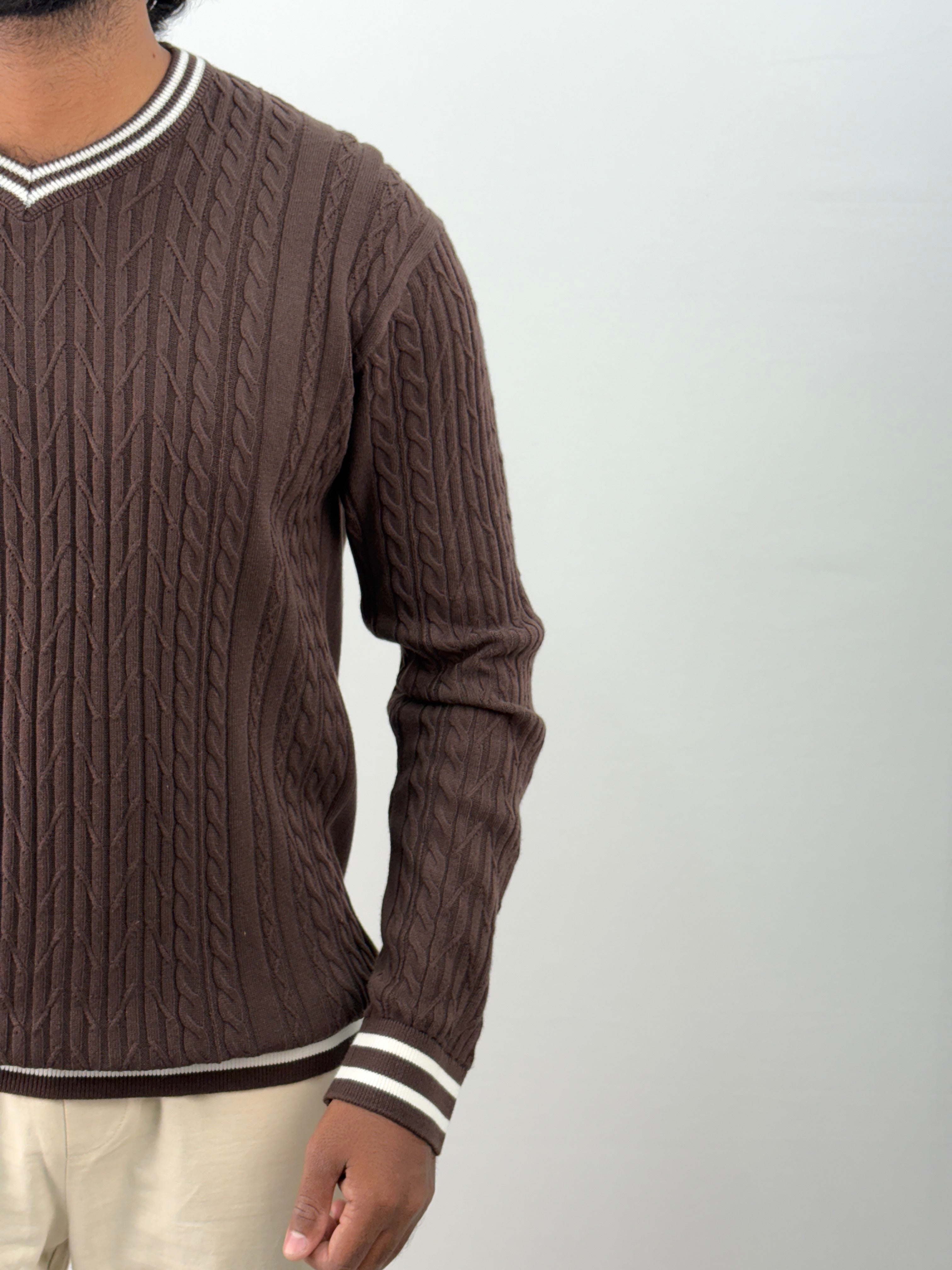 Brown Full Sleeve T-Shirt