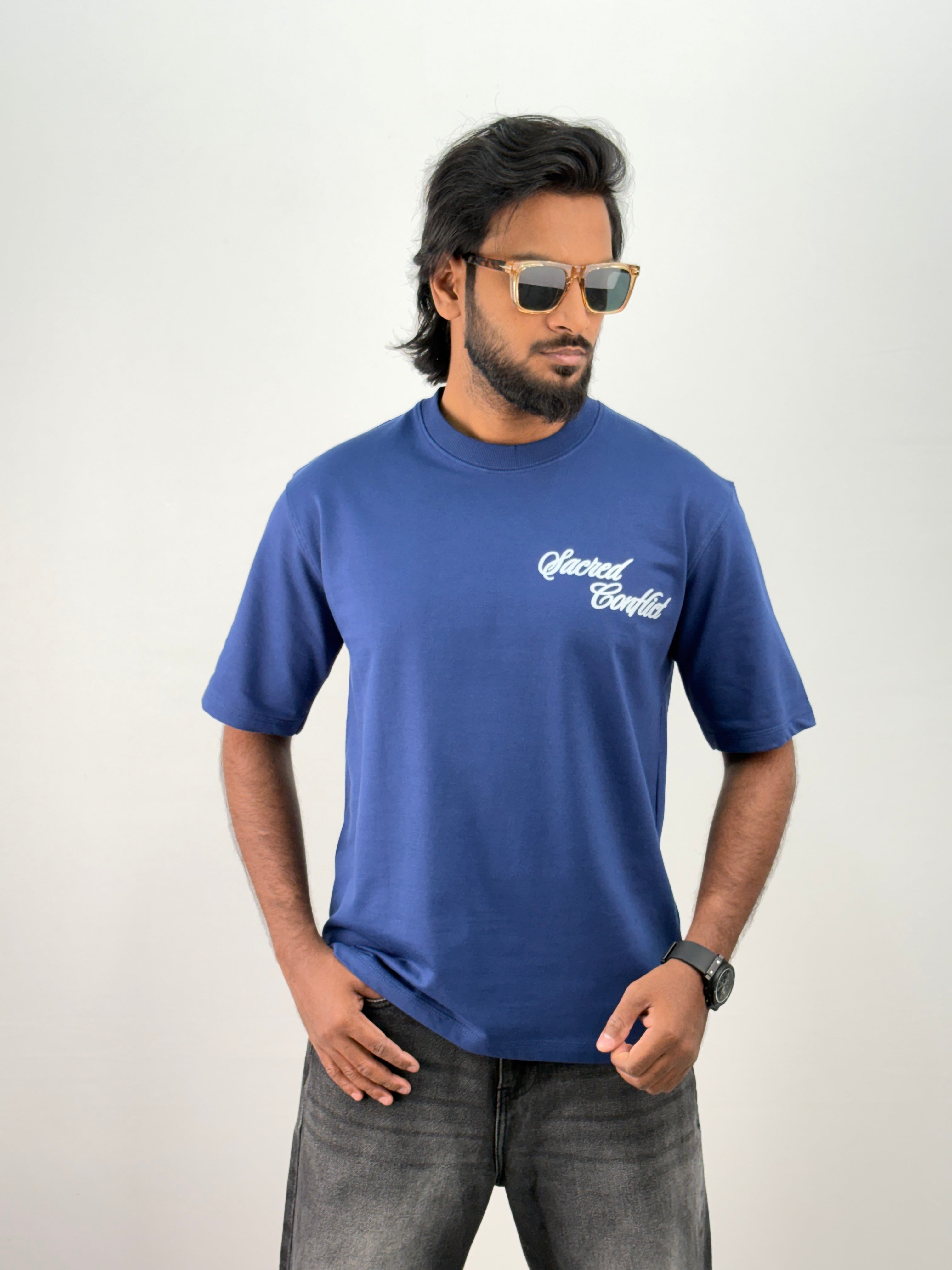 Blue 1 Oversized T-Shirt