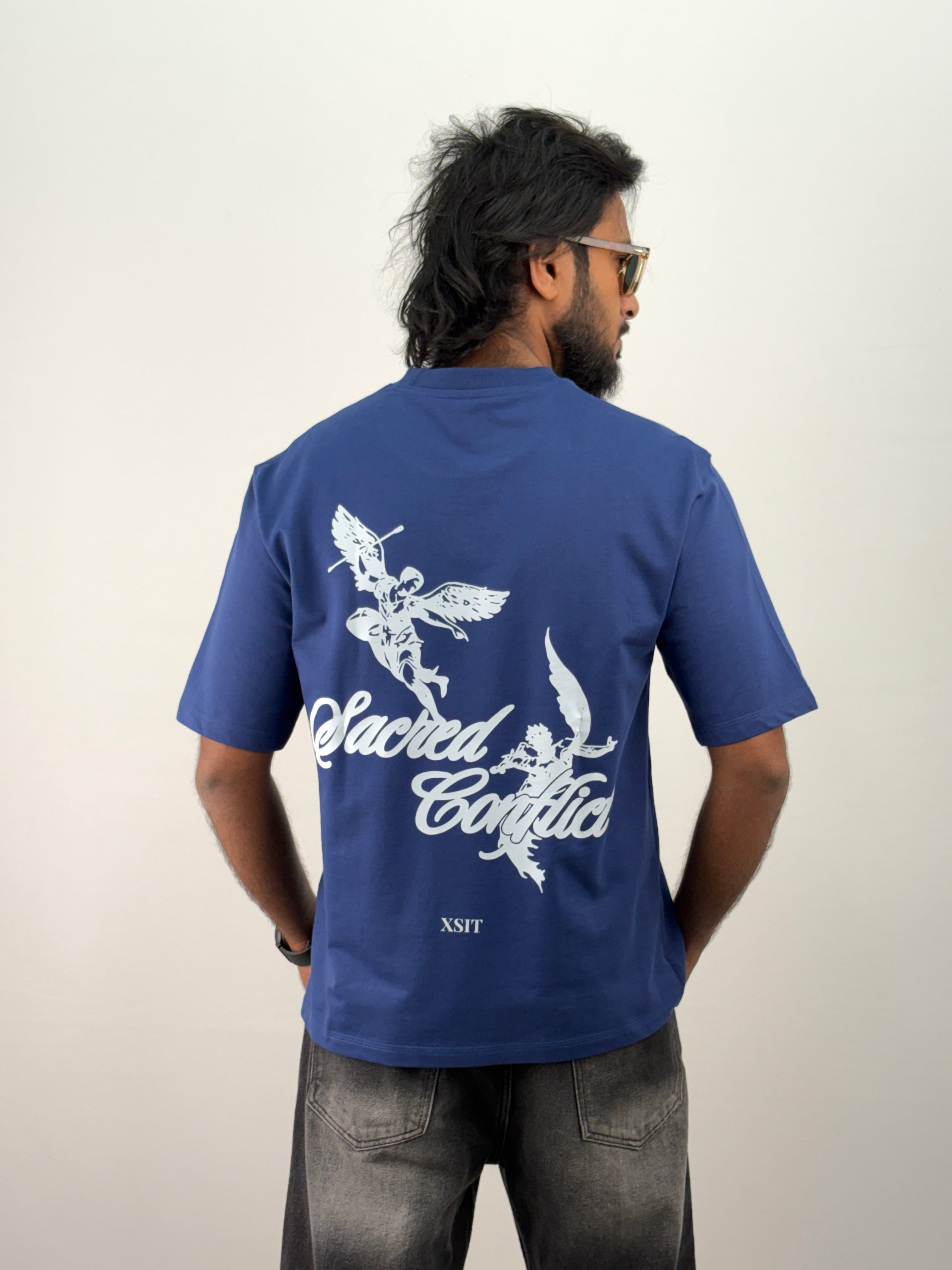 Blue 1 Oversized T-Shirt