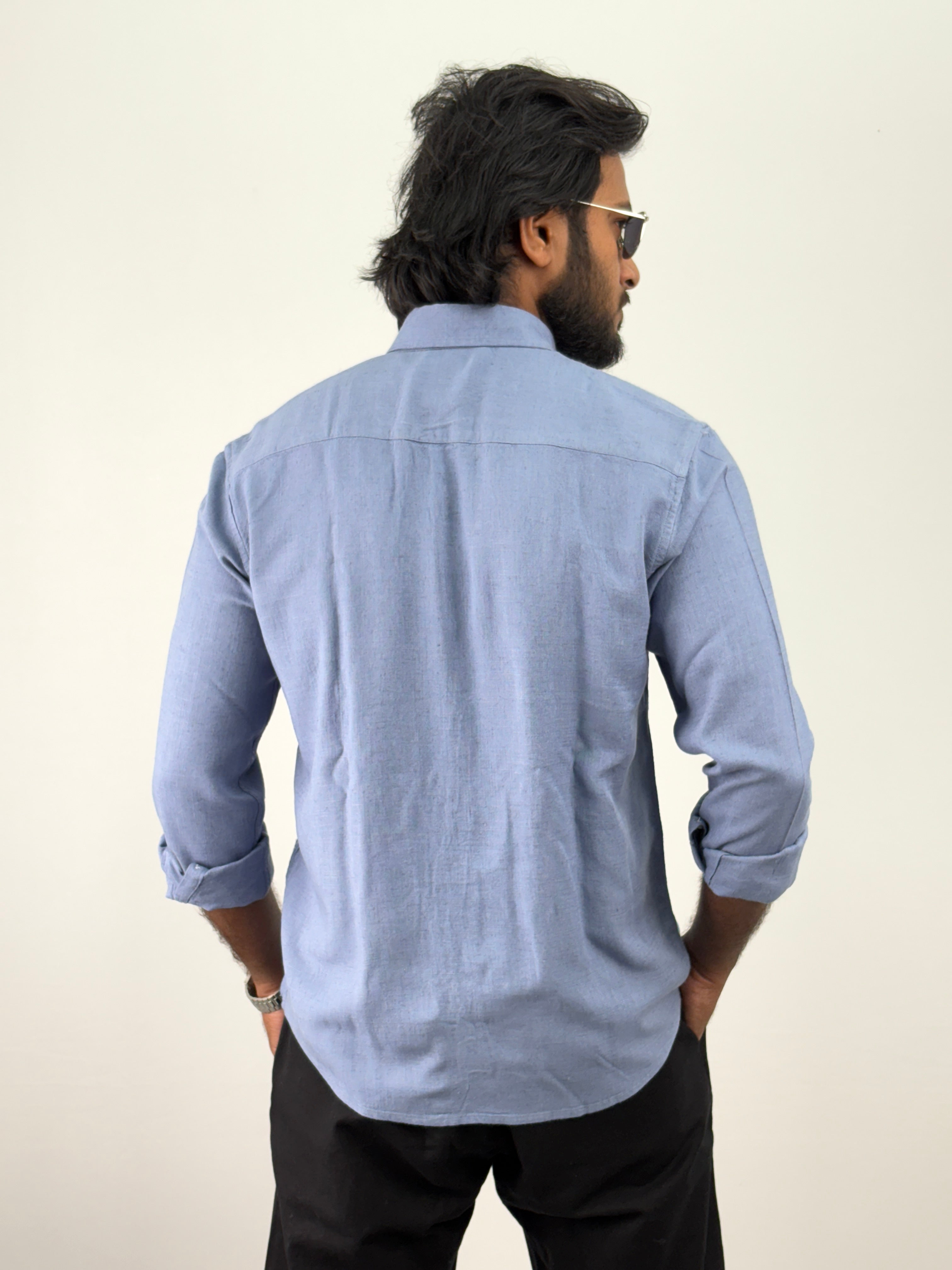 Blue Linen Shirt