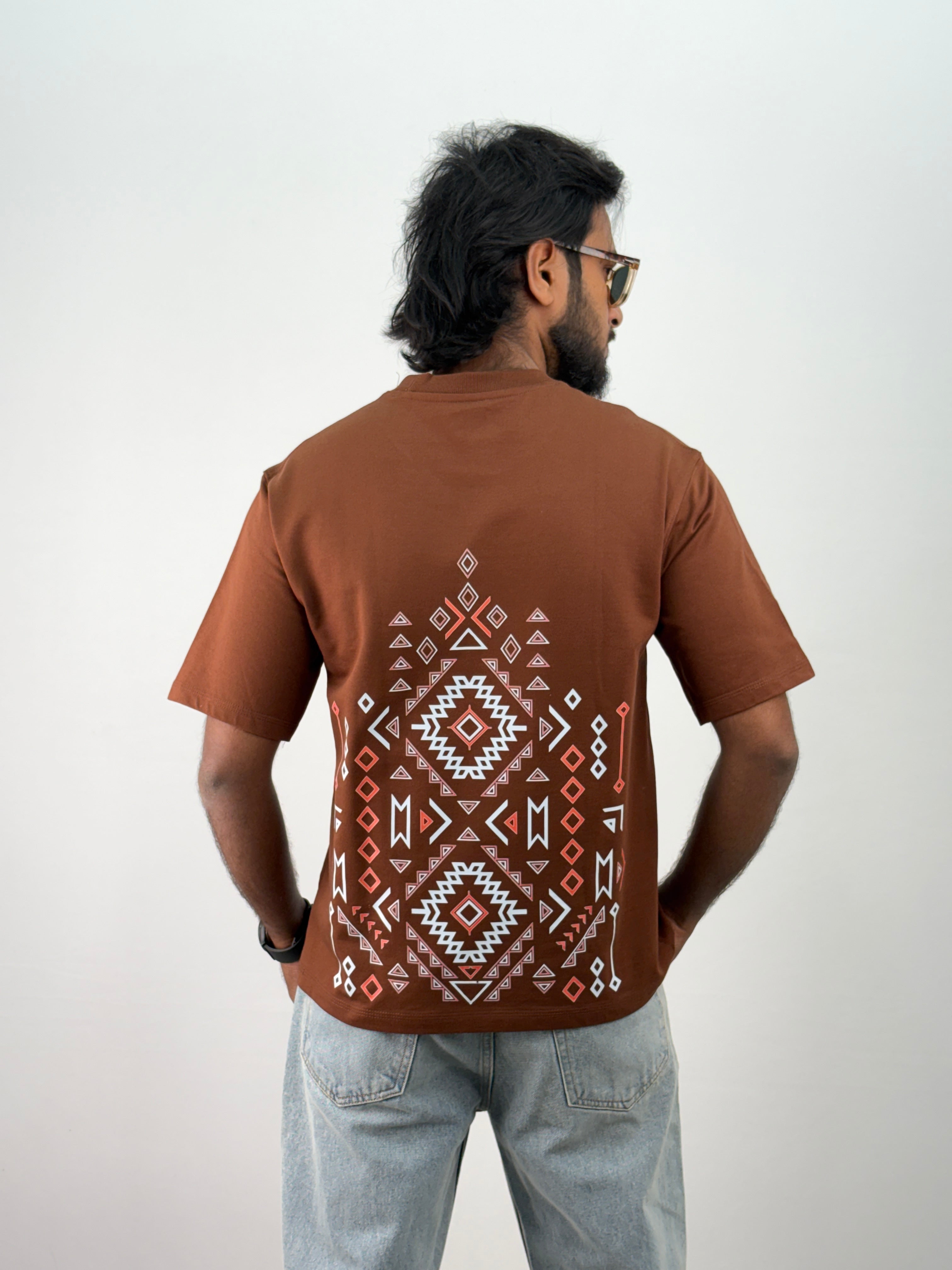 Brown 2 Oversized T-Shirt