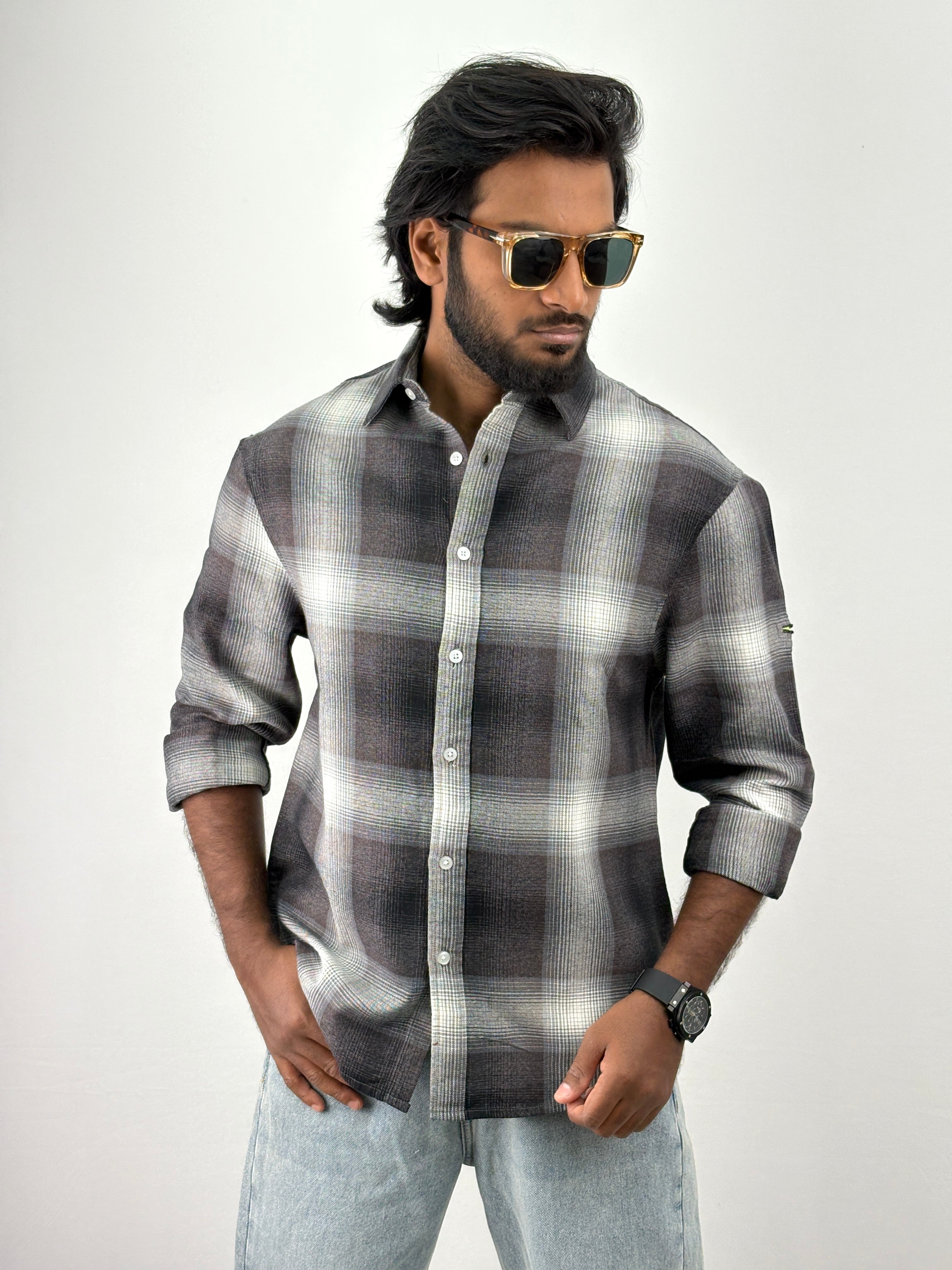 Grey Oversized Shirt