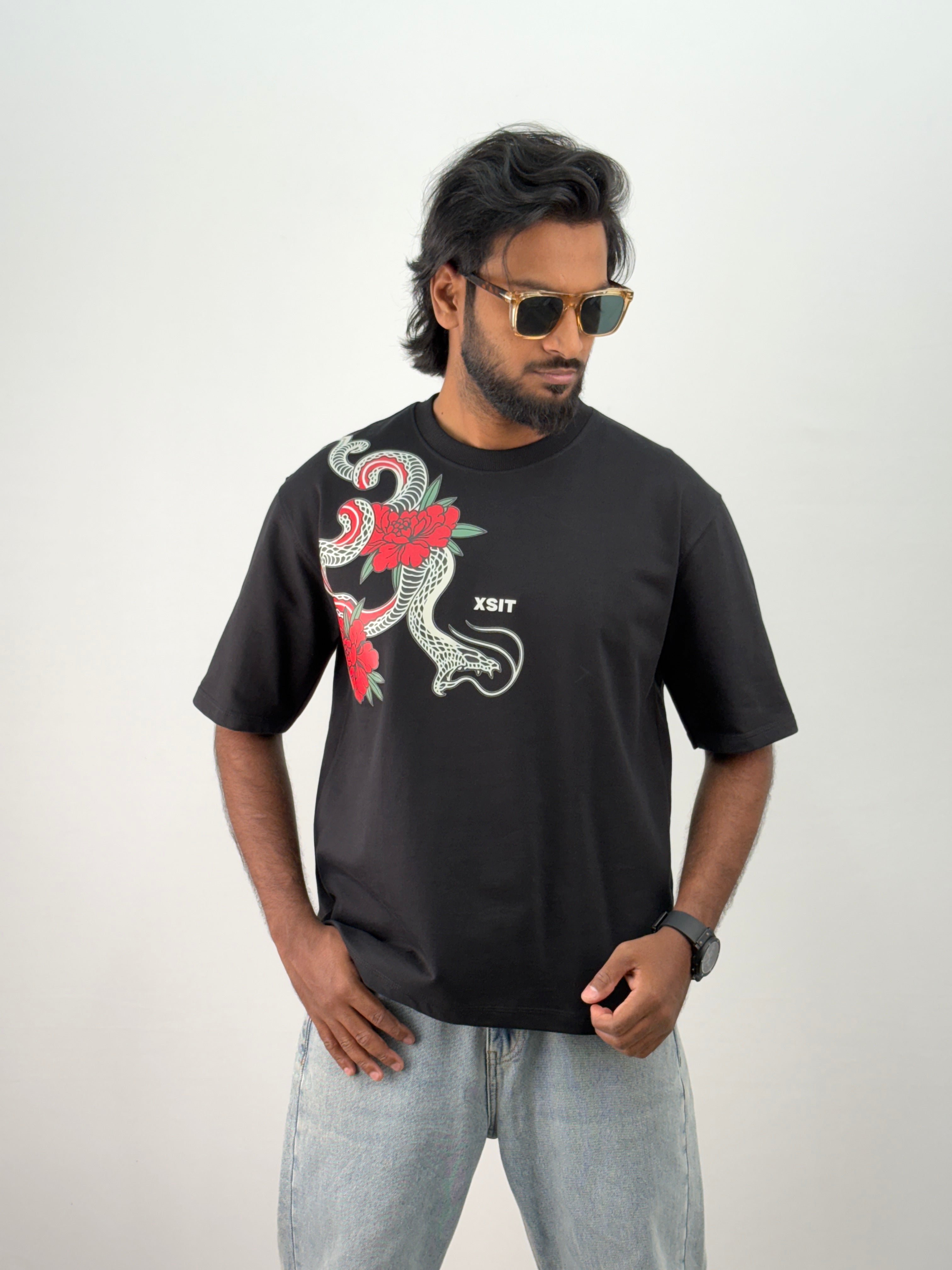 Black 1 Oversized T-Shirt