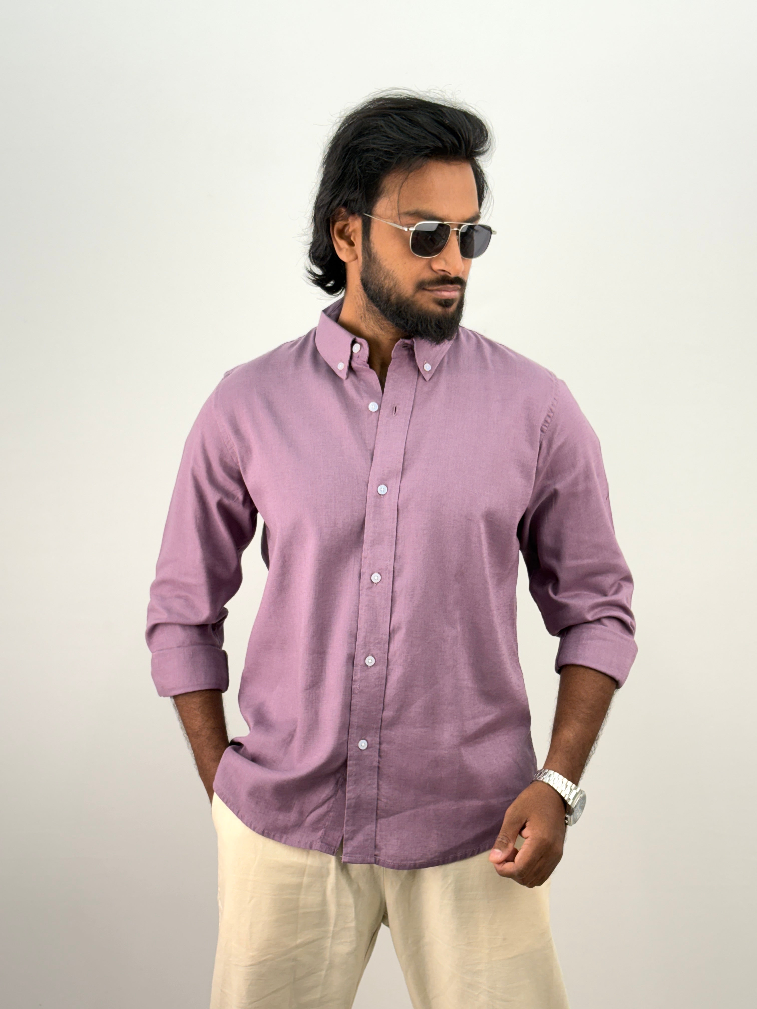 Lavender Linen Shirt