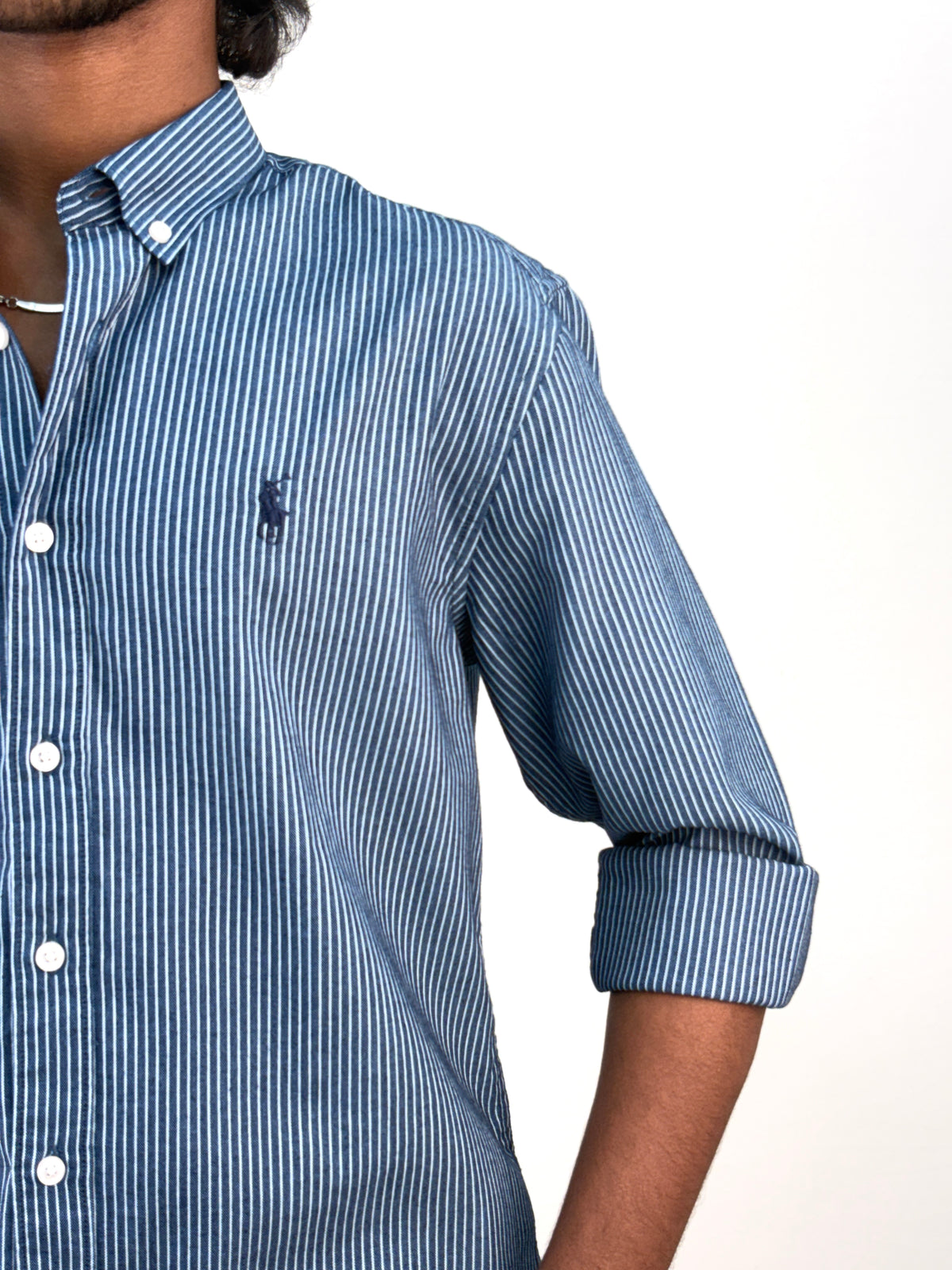 Blue  Stripe Shirt 1