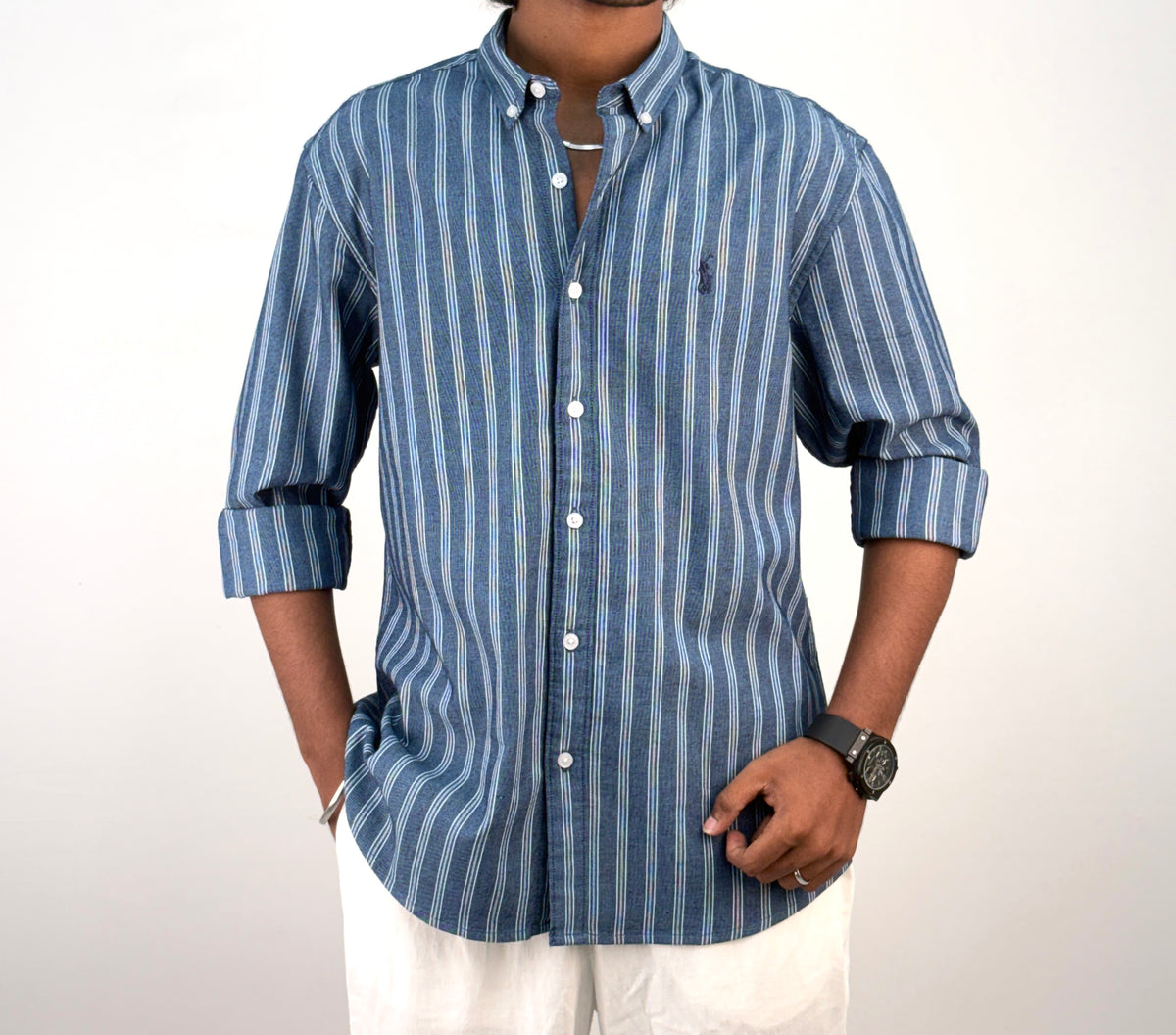 Blue Stripe Shirt 2