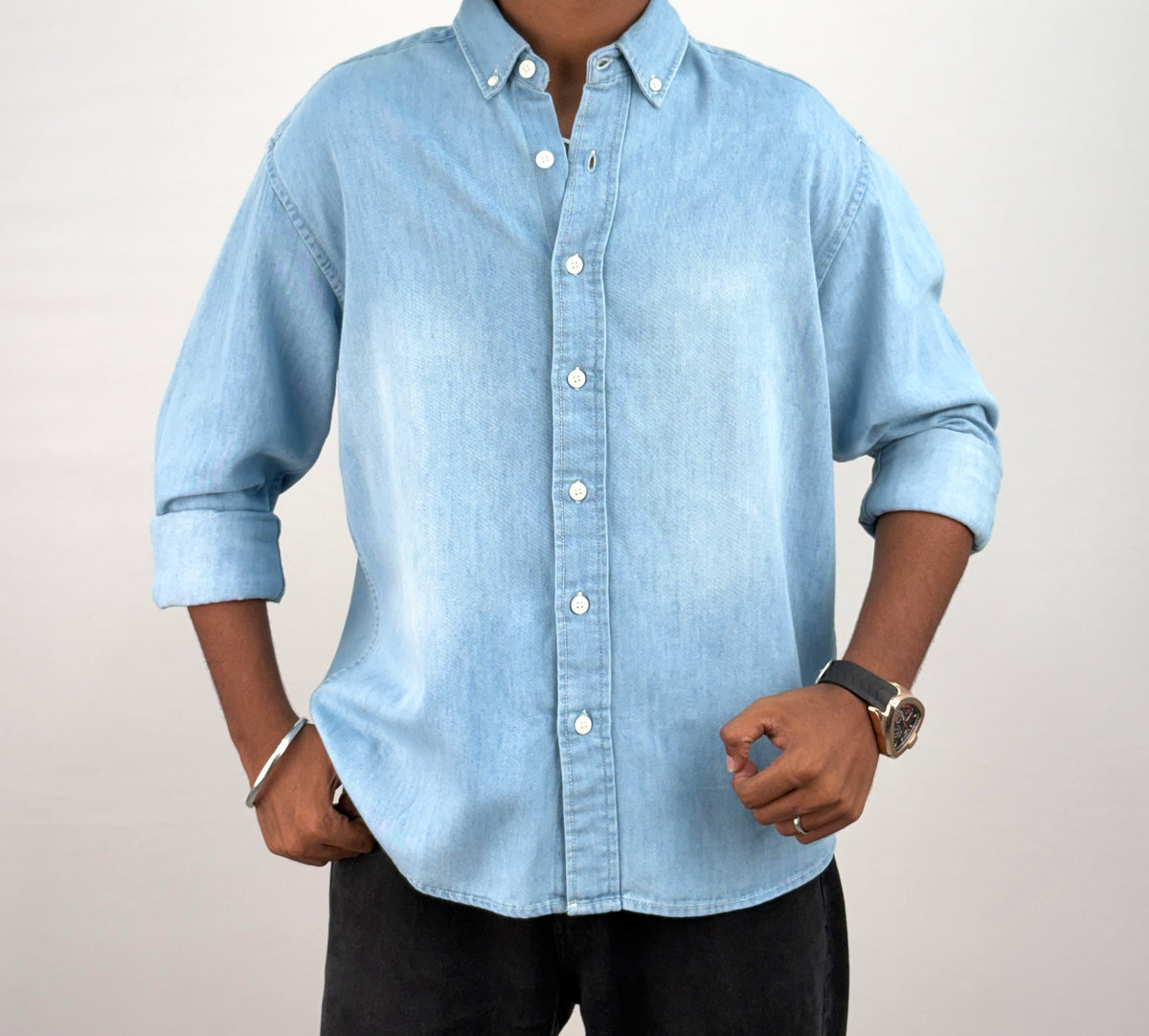 Blue Denim Shirt
