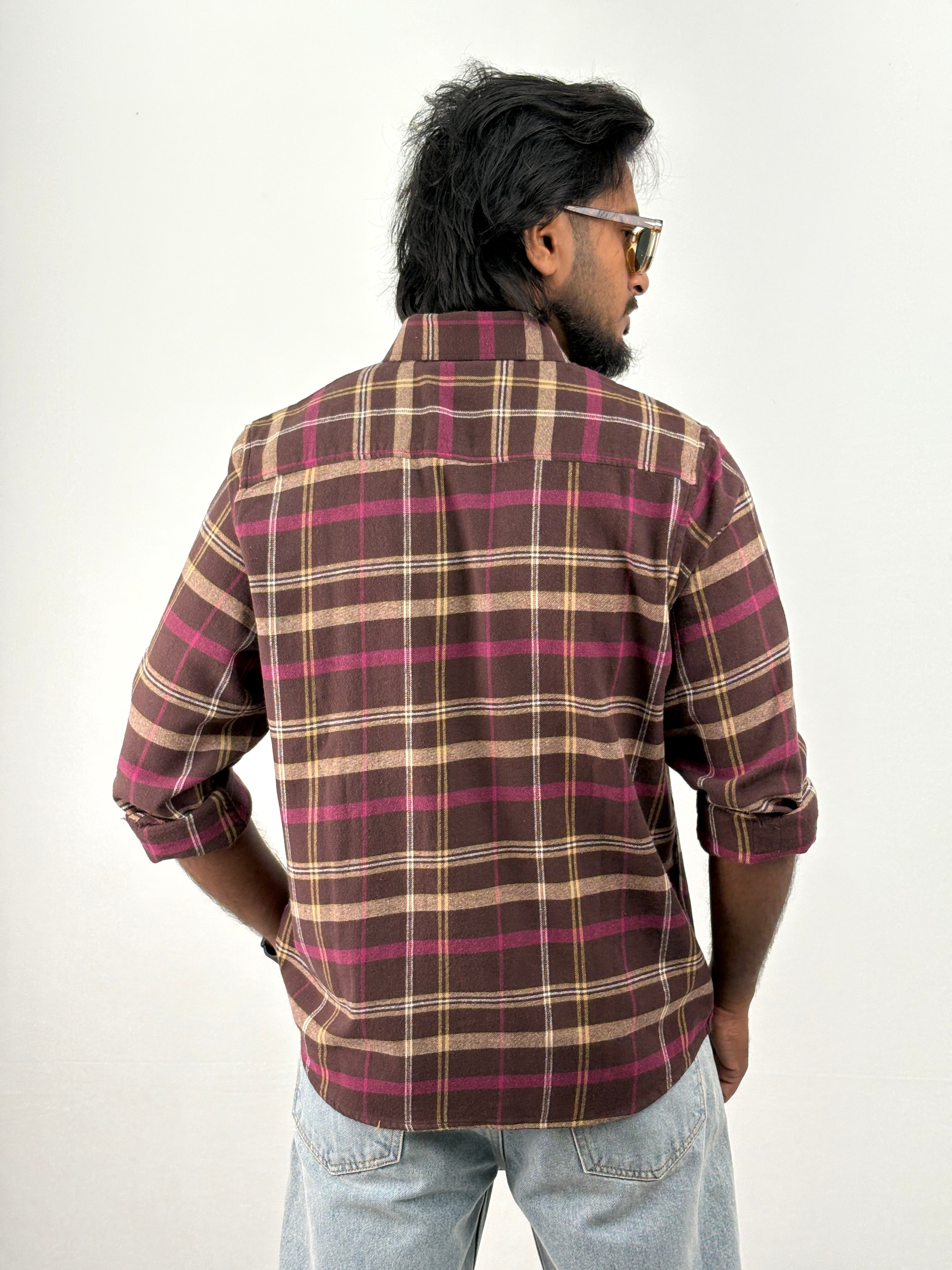Brown Flannel Shirt
