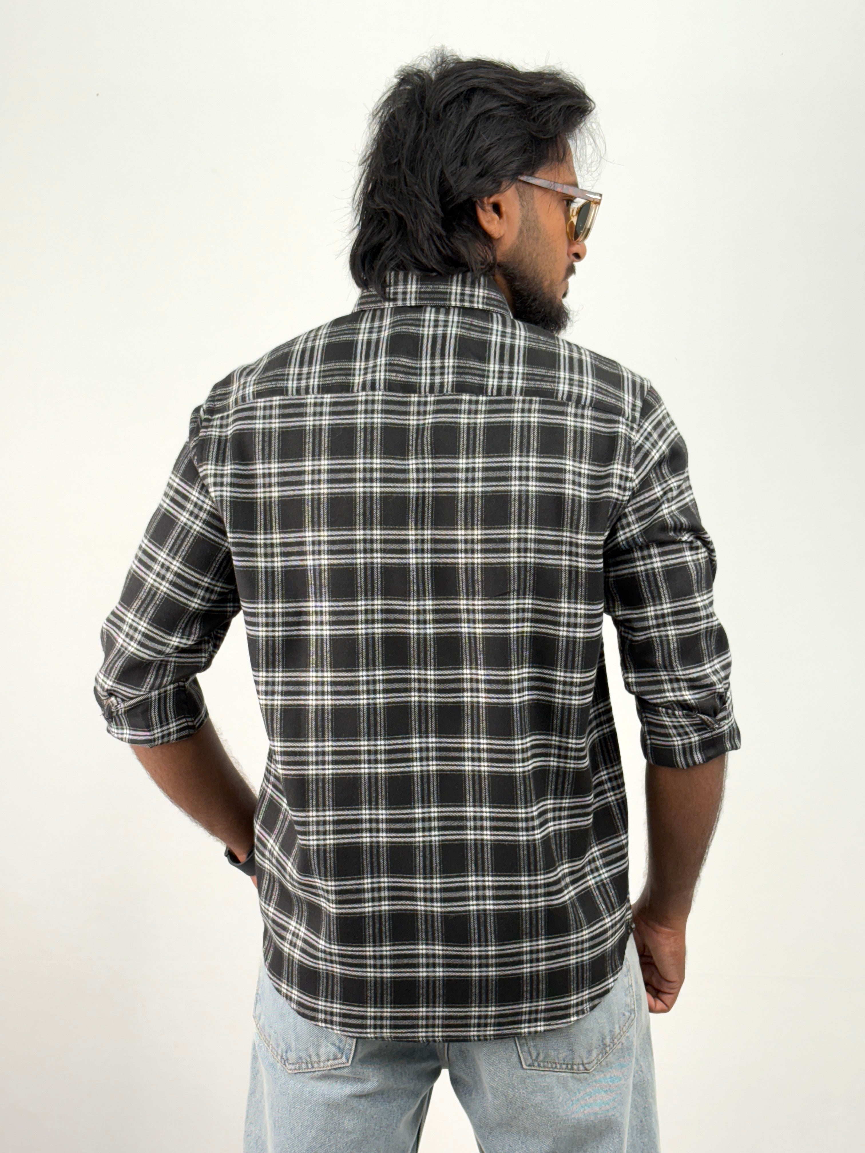Black Flannel Shirt