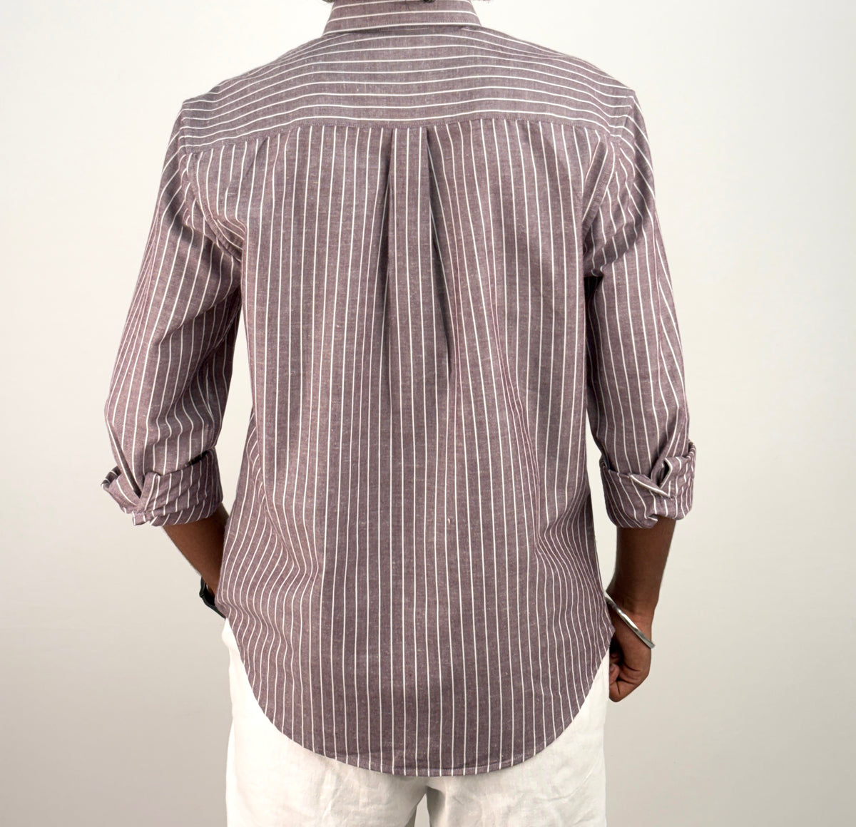 Mavue Linen Stripe Shirt