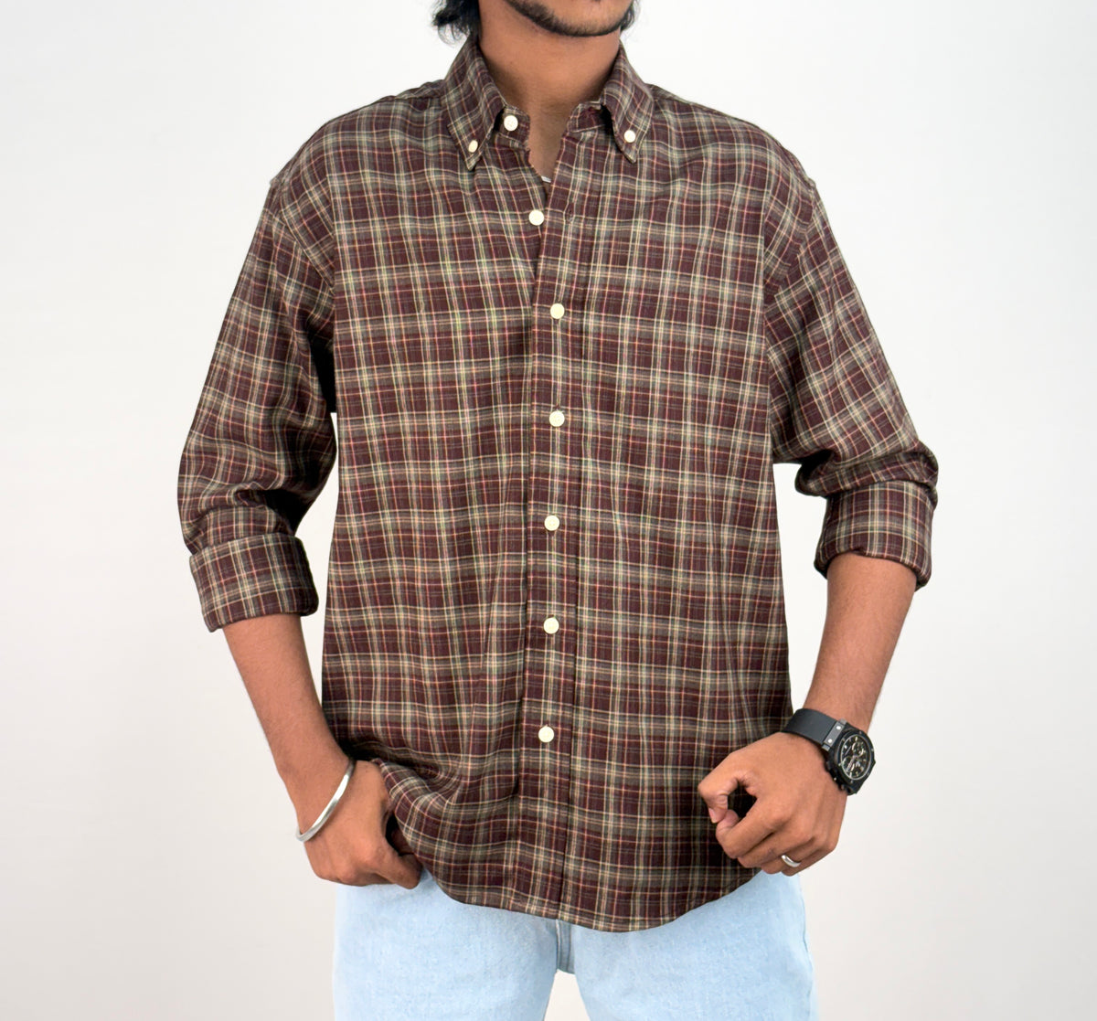 Dark Maroon IMP Flannel Shirt 8