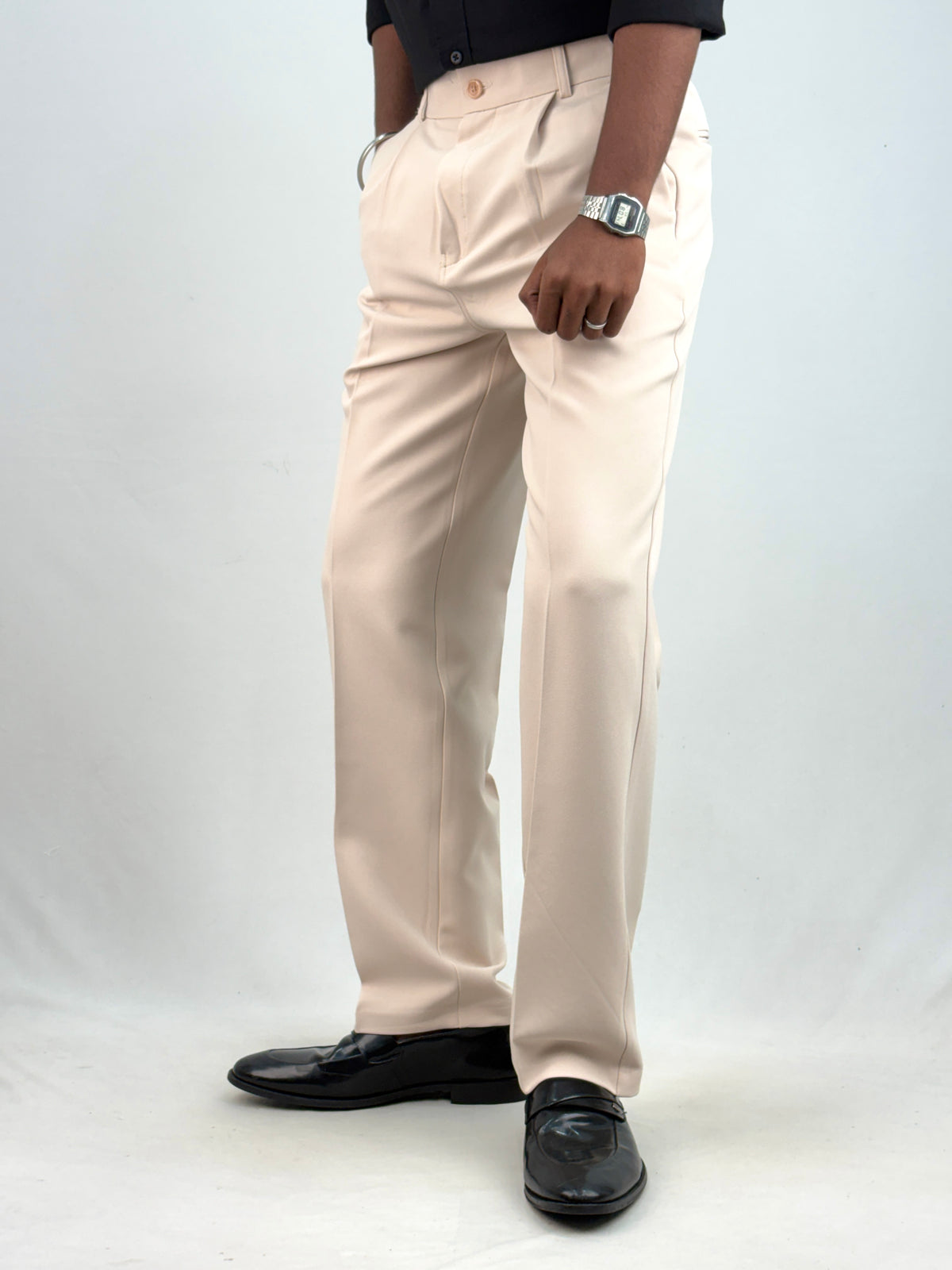 Peach Korean Baggy Pant