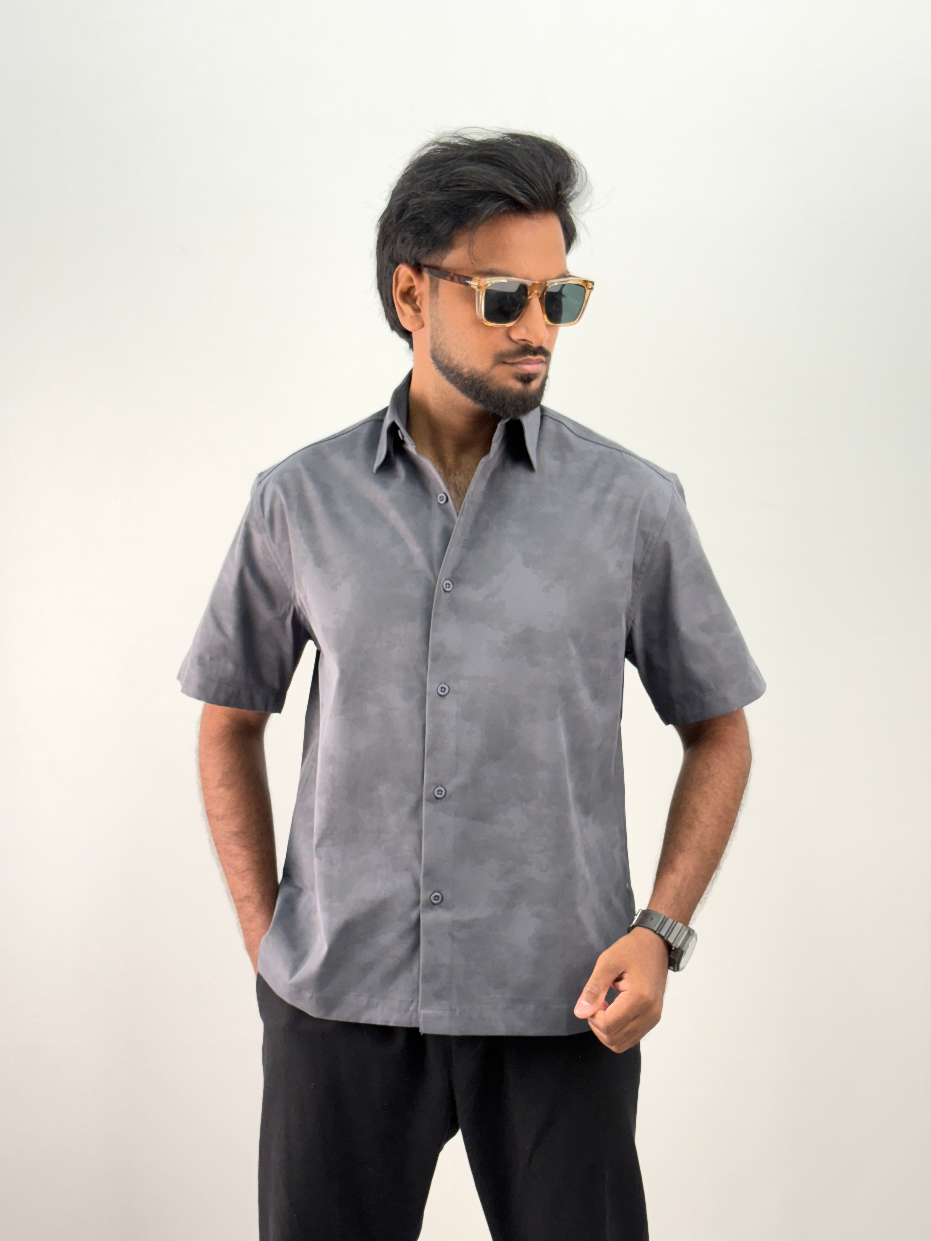Dark Grey IMP Boxy Fit Shirt