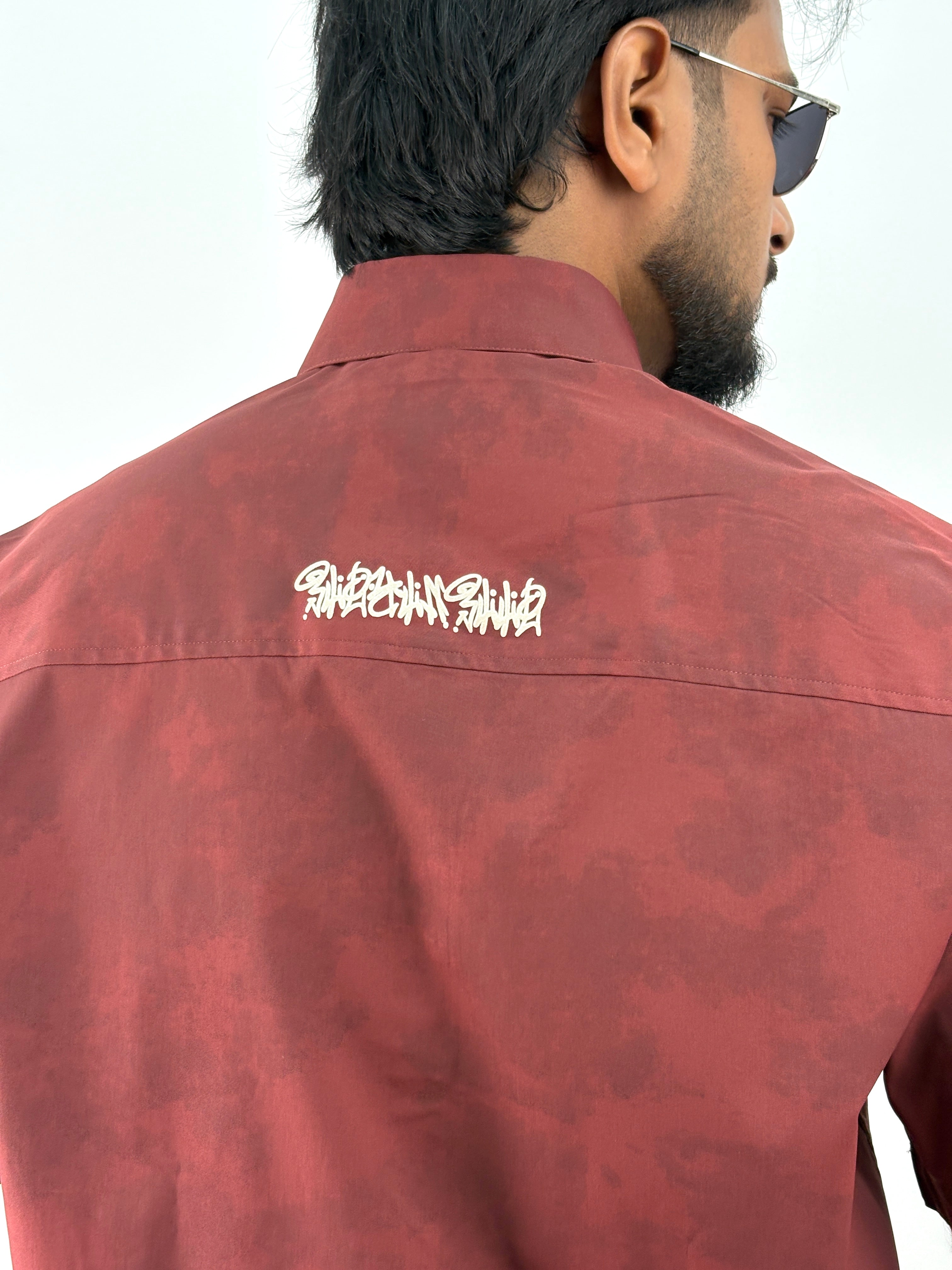 Red IMP Boxy Fit Shirt