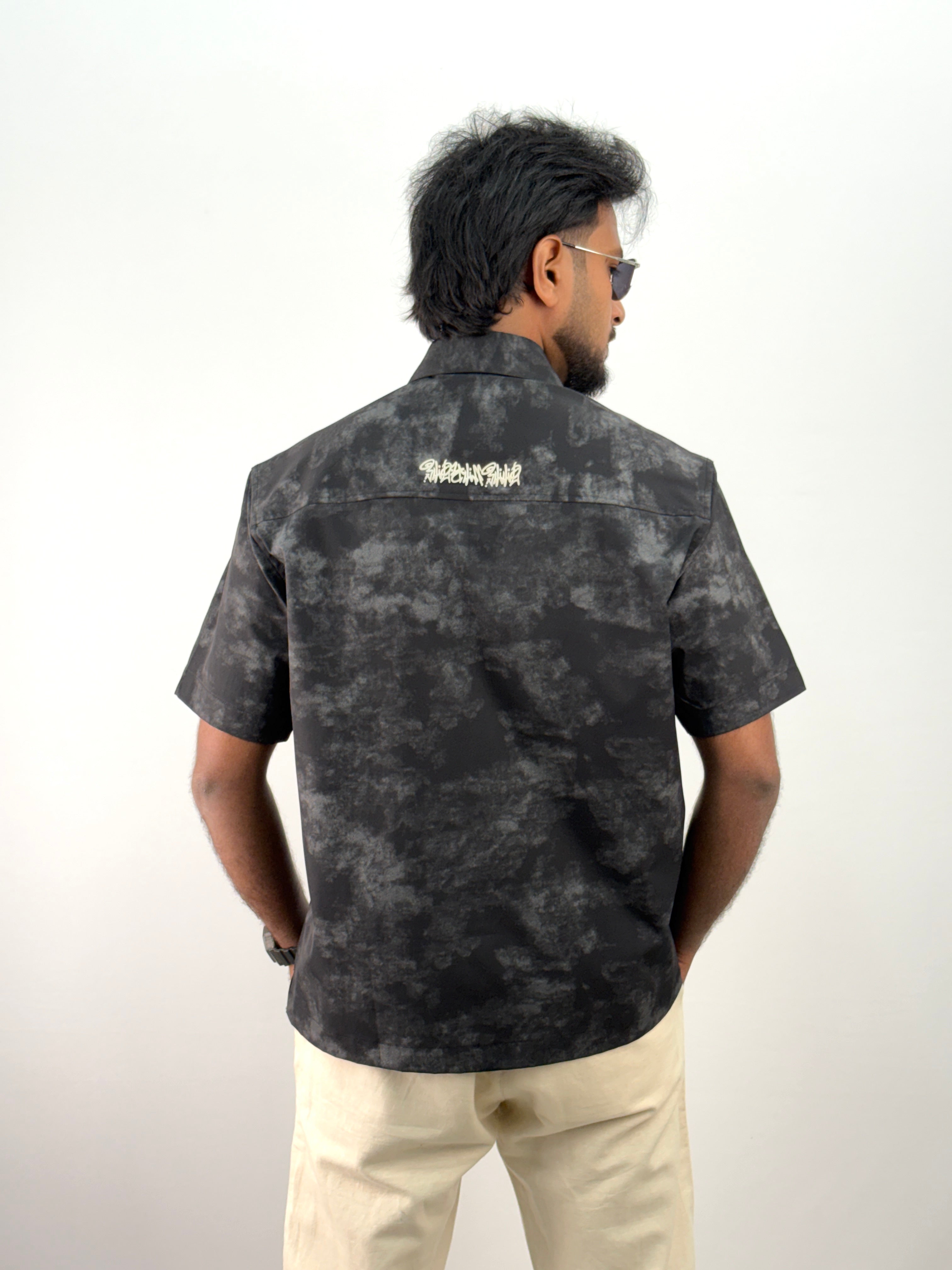 Black IMP Boxy Fit Shirt