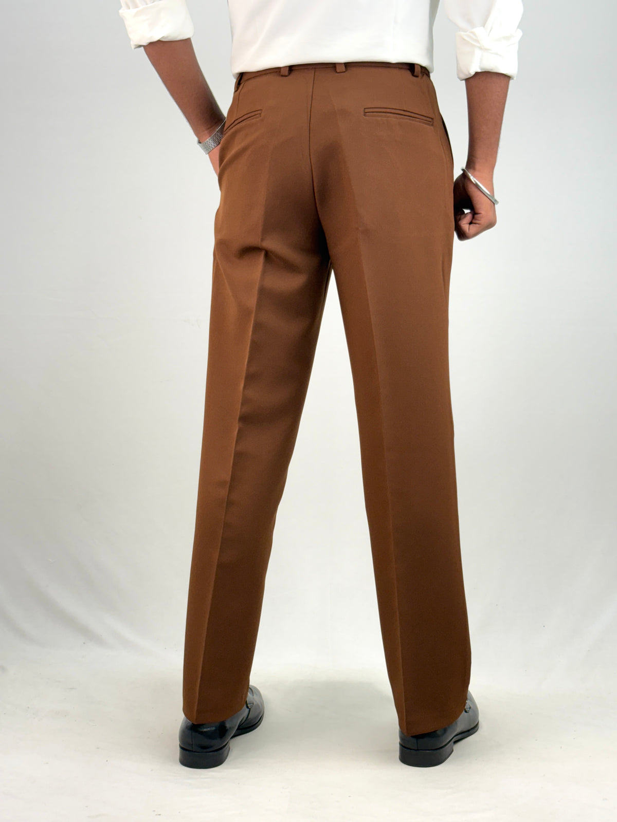 Dark Brown Korean Baggy Pant