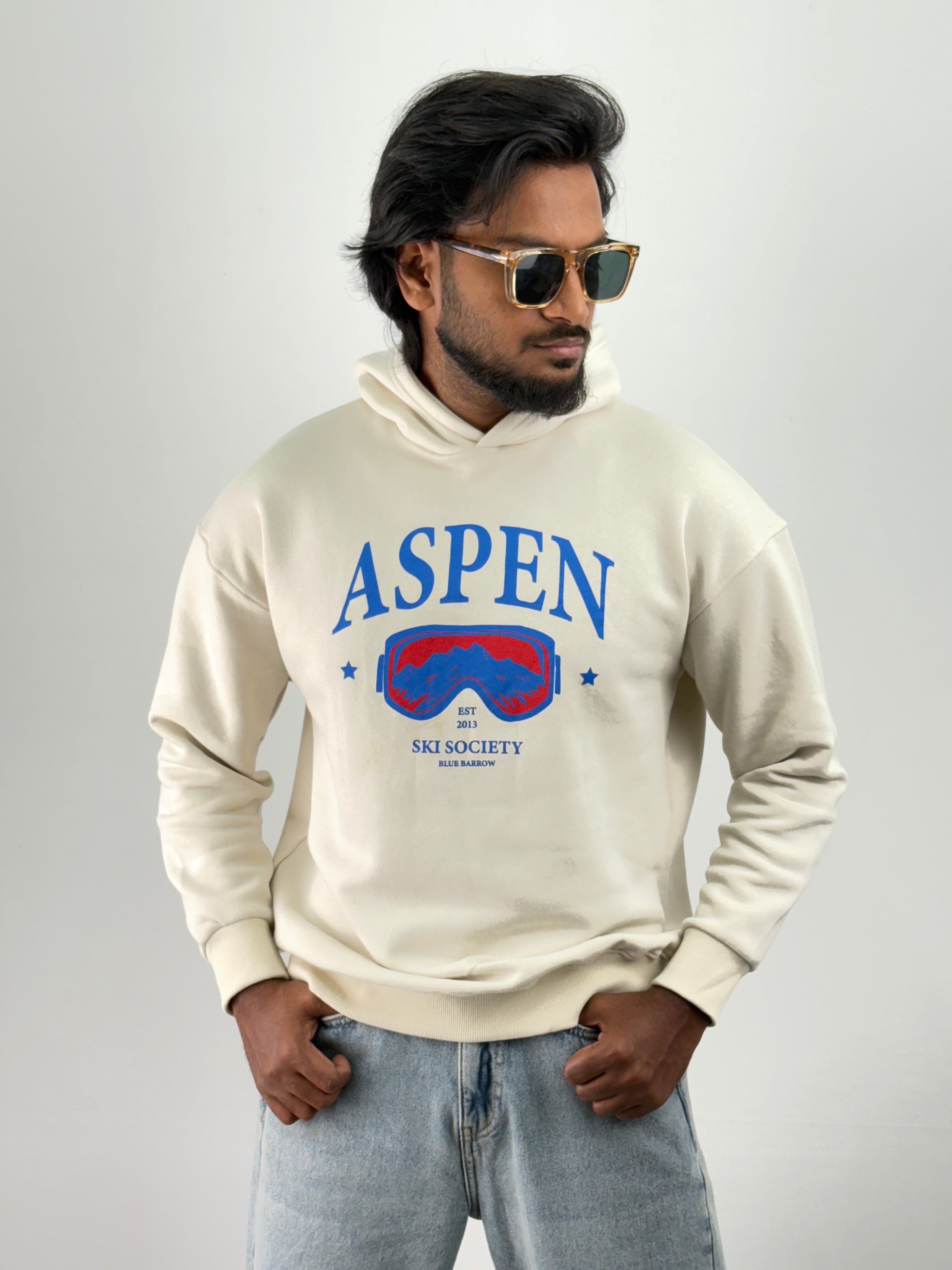 Cream Oversized Hoodie