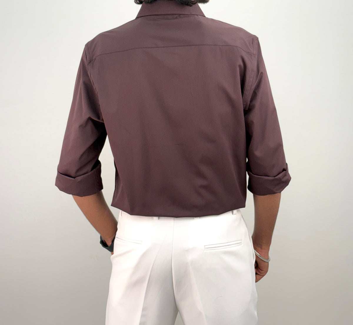 Wine IMP Embroidery Shirt