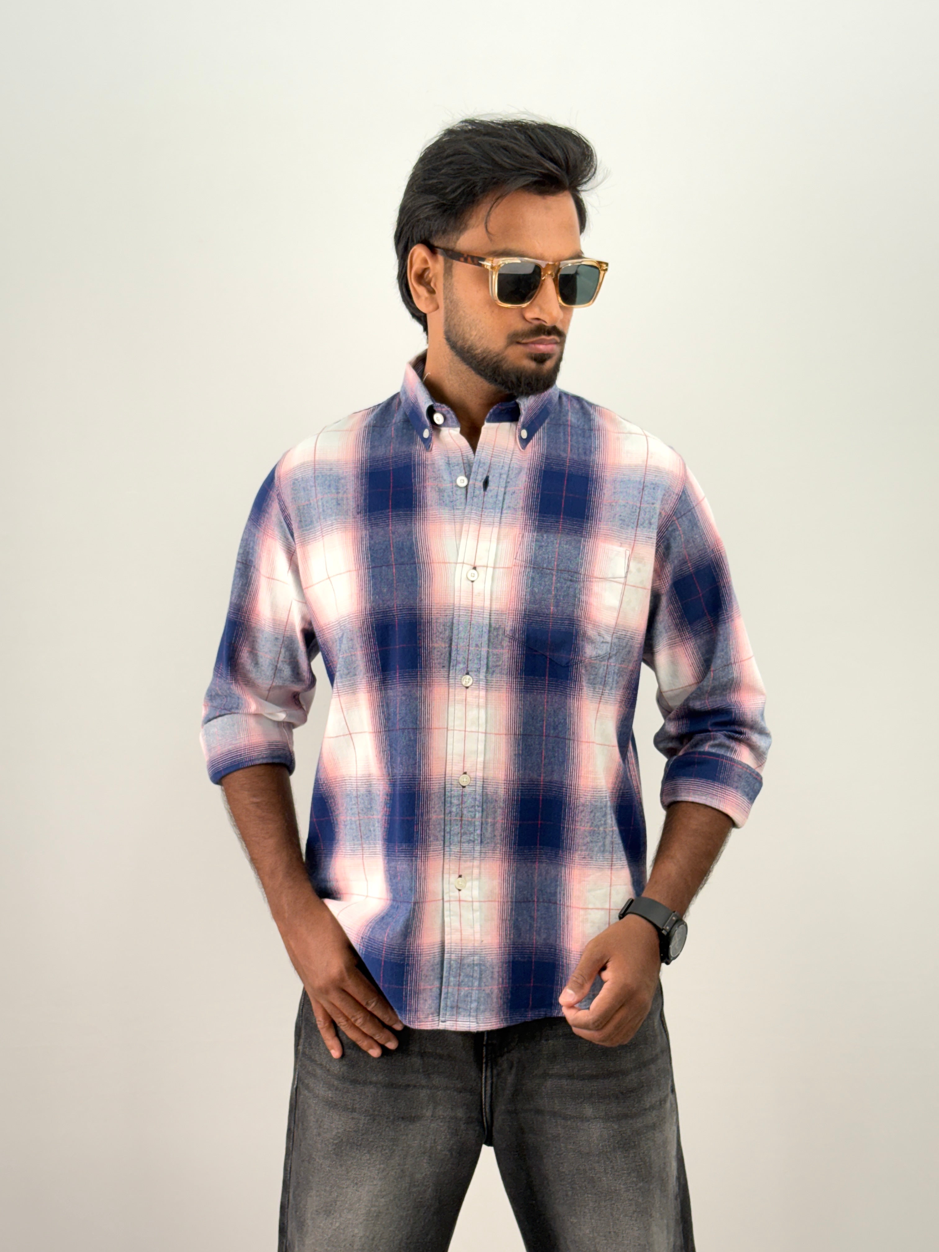 Pink Flannel Shirt