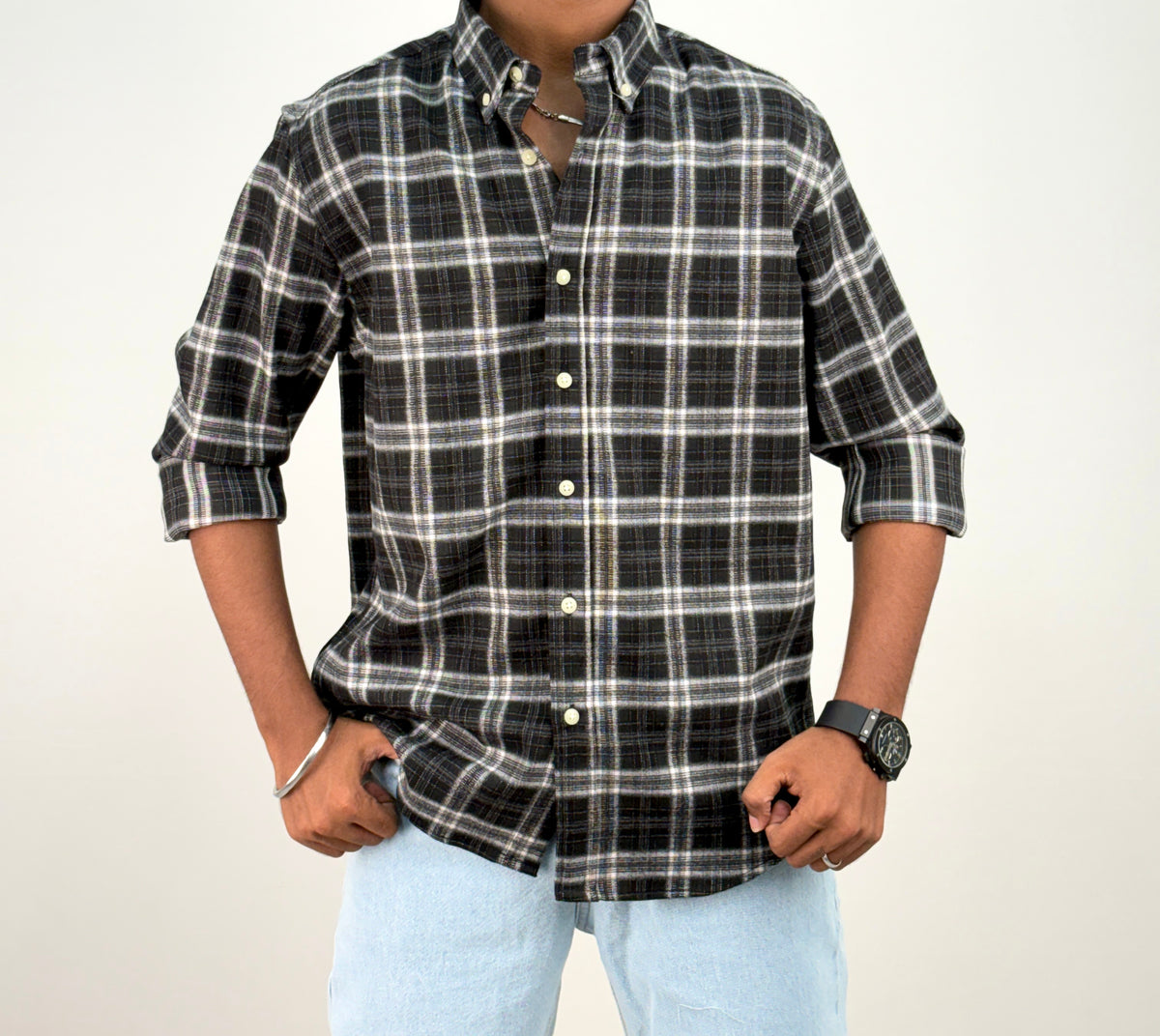 Black IMP Flannel Shirt 5
