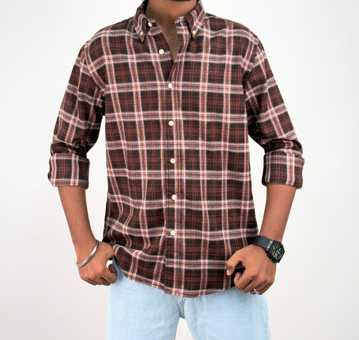 Pink IMP Flannel Shirt 5