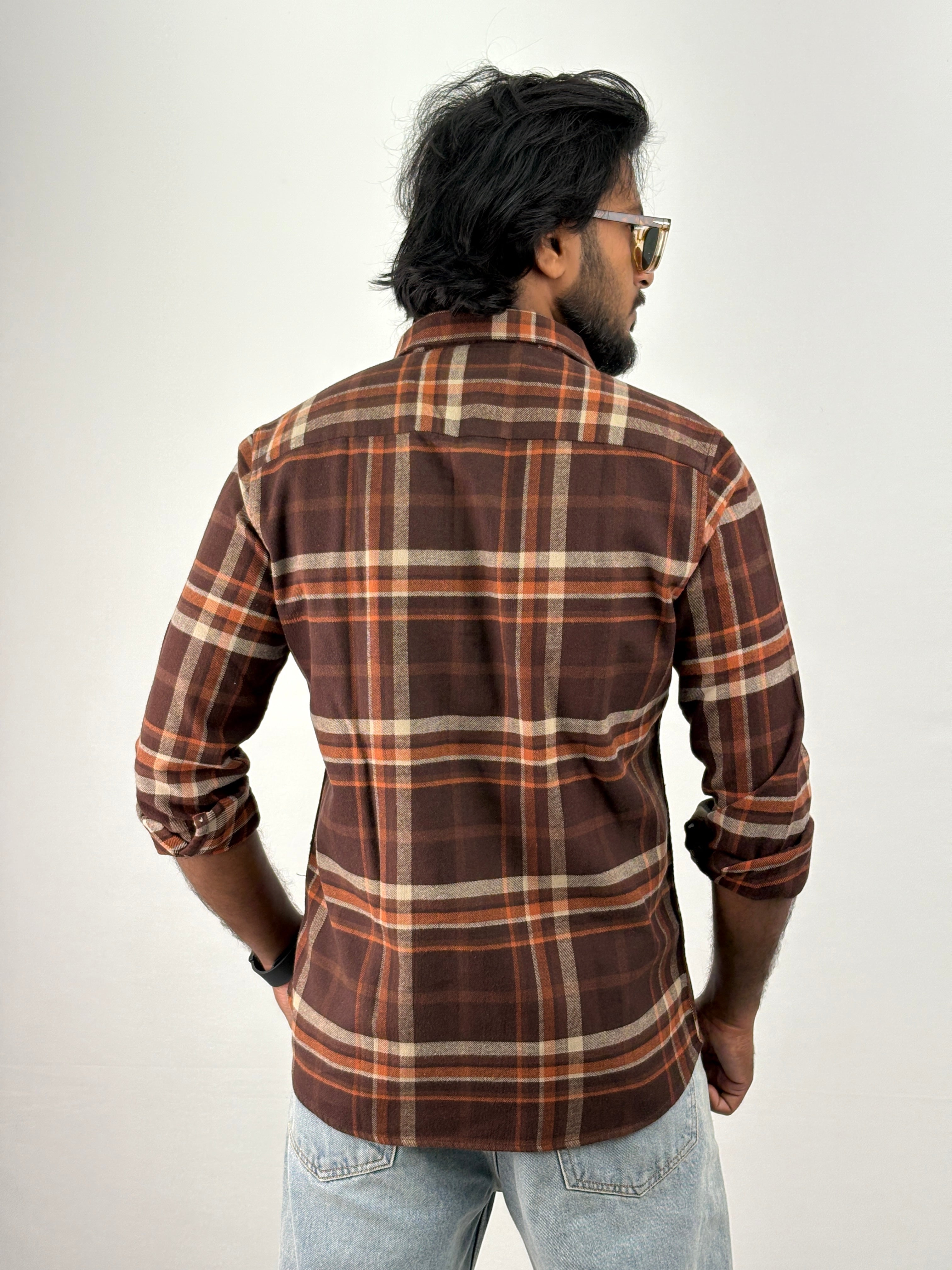 Brown Flannel Shirt