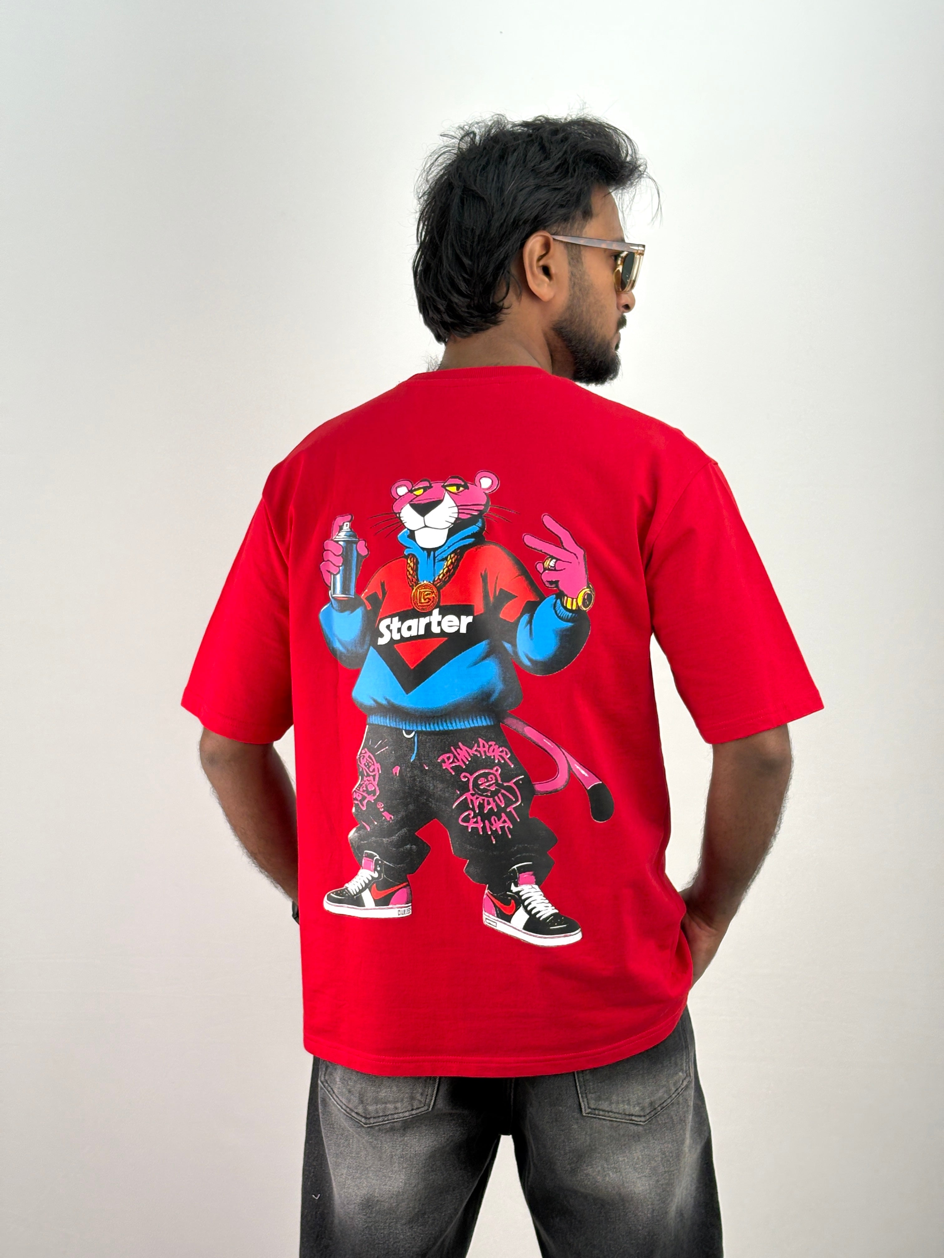 Red Oversized T-Shirt