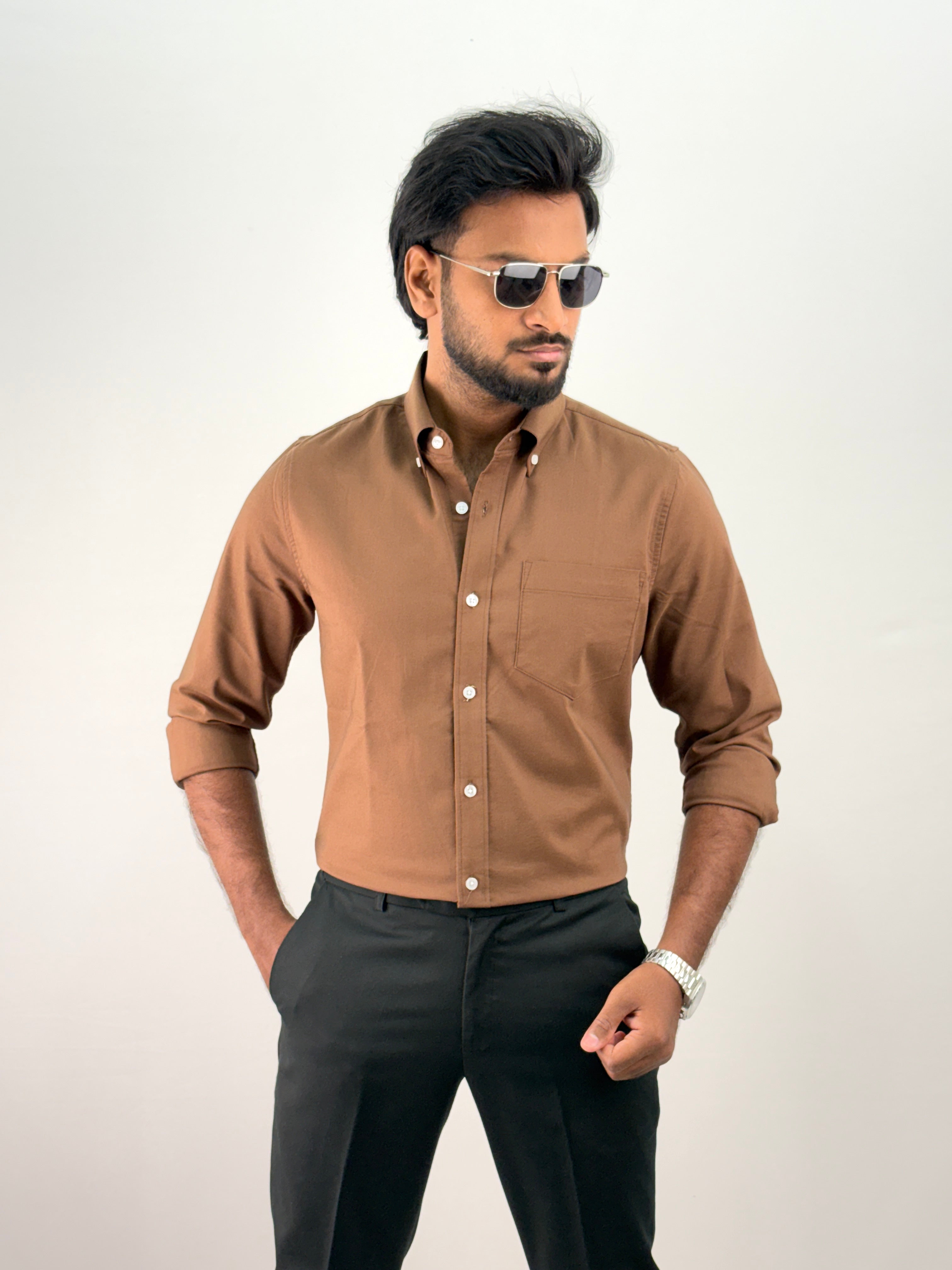 Wood Plain Oxford Shirt 5