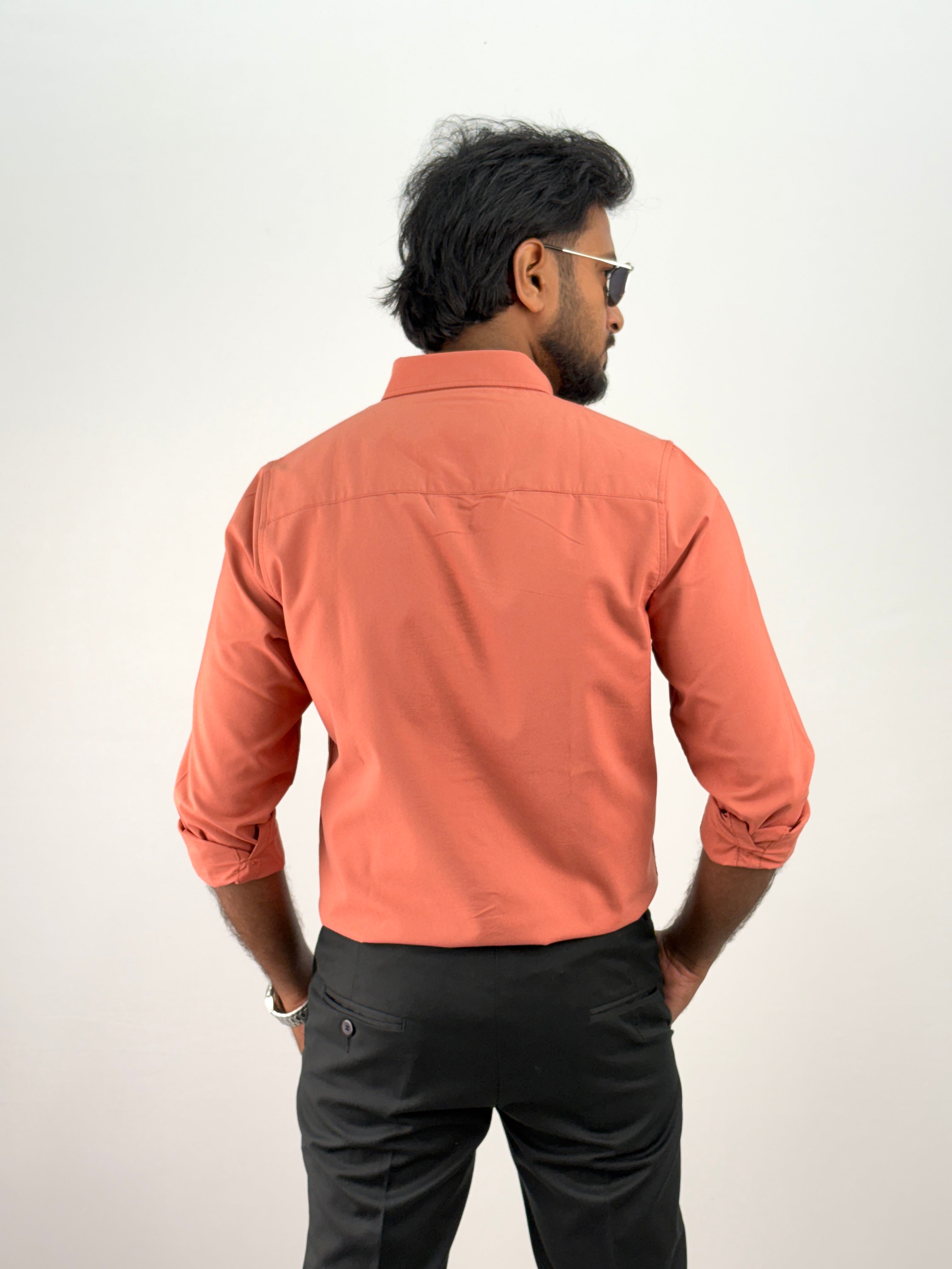 Cherry Plain Oxford Shirt 6