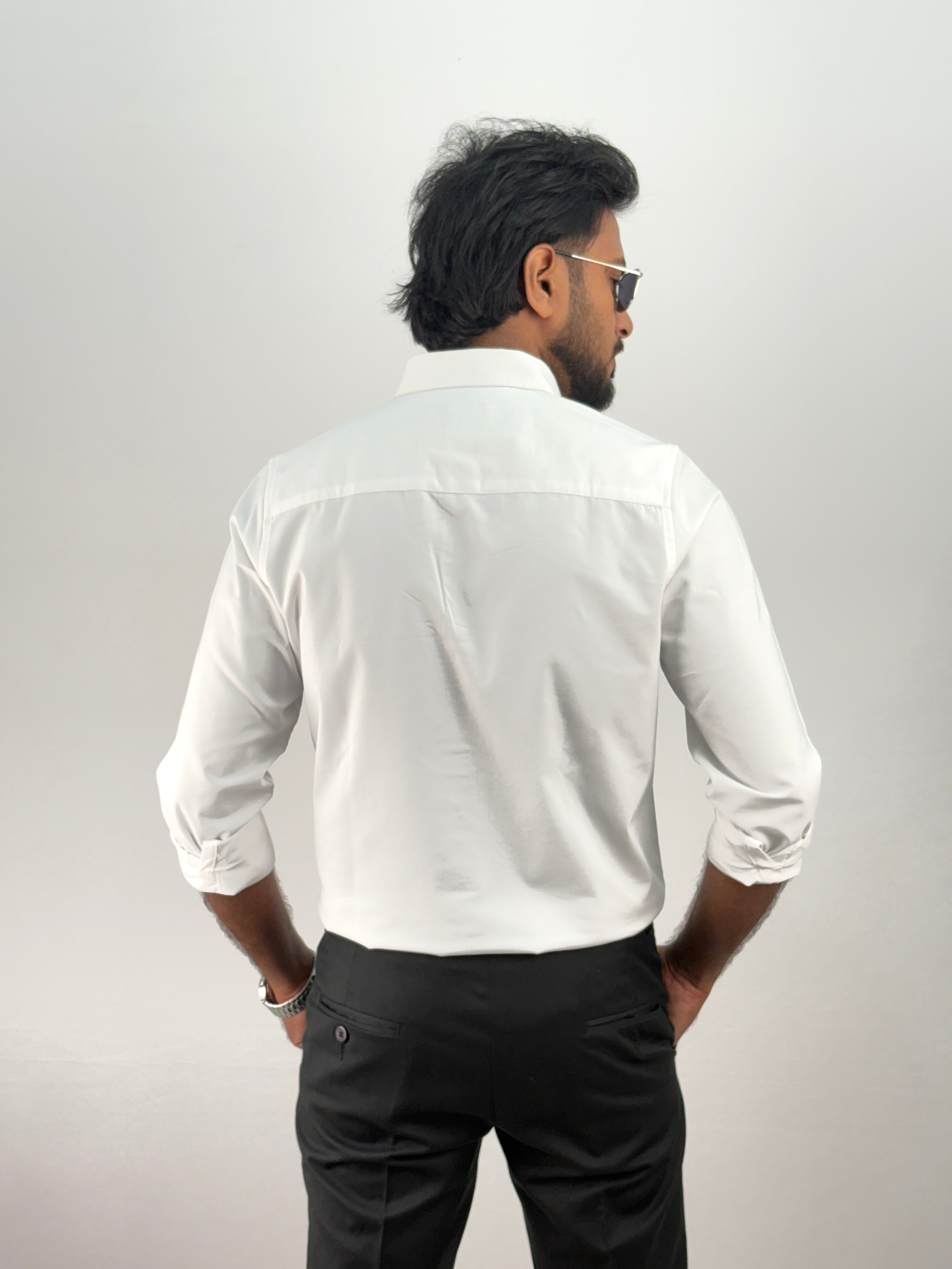 White Plain Oxford Shirt 5