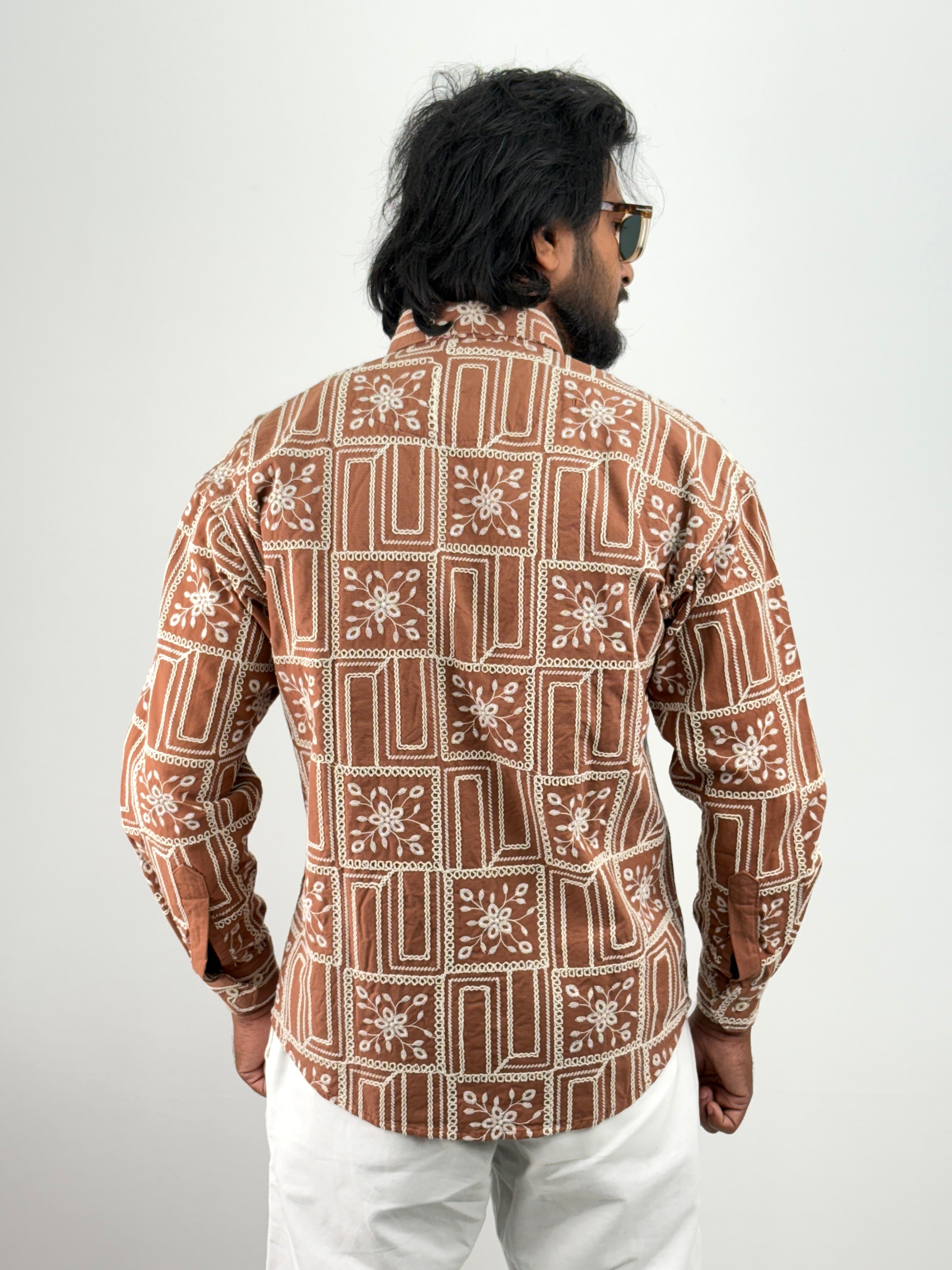 Fawn Embroidery Shirt