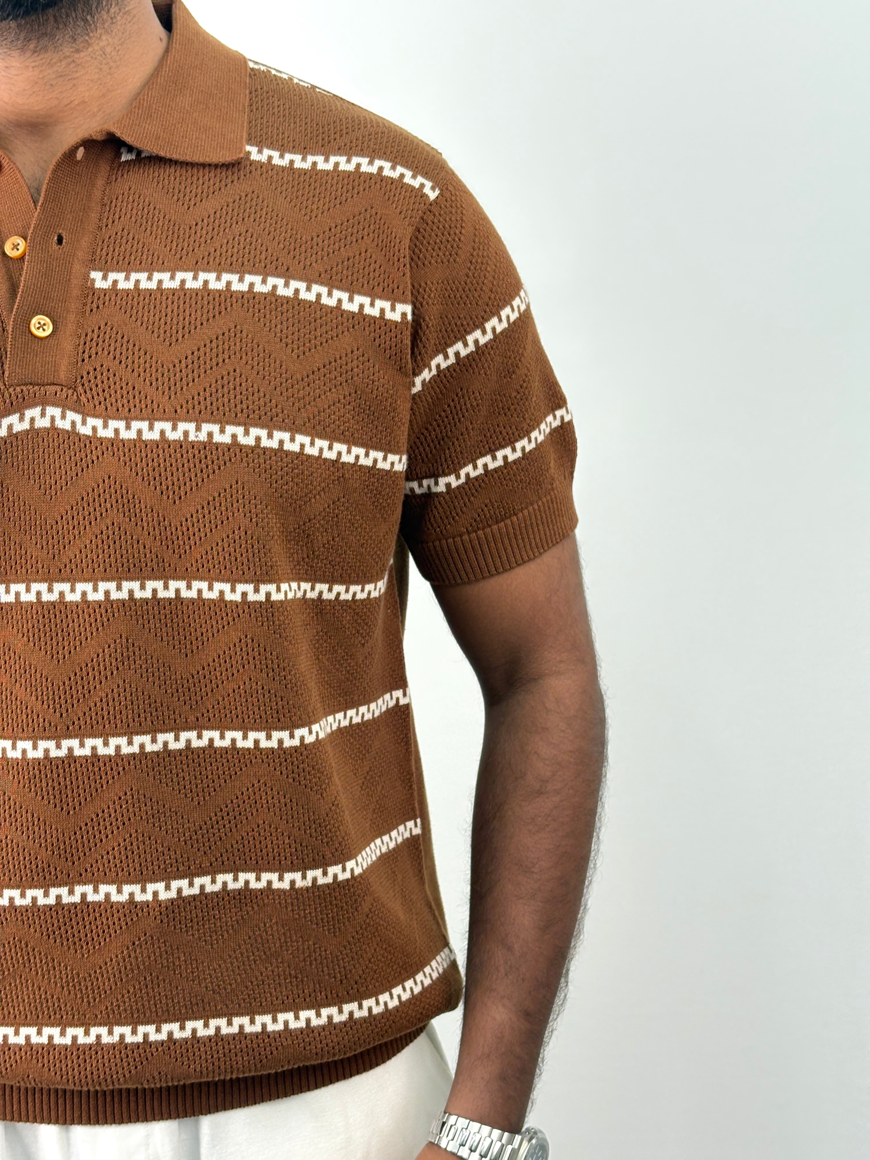 Brown Polo T-Shirt