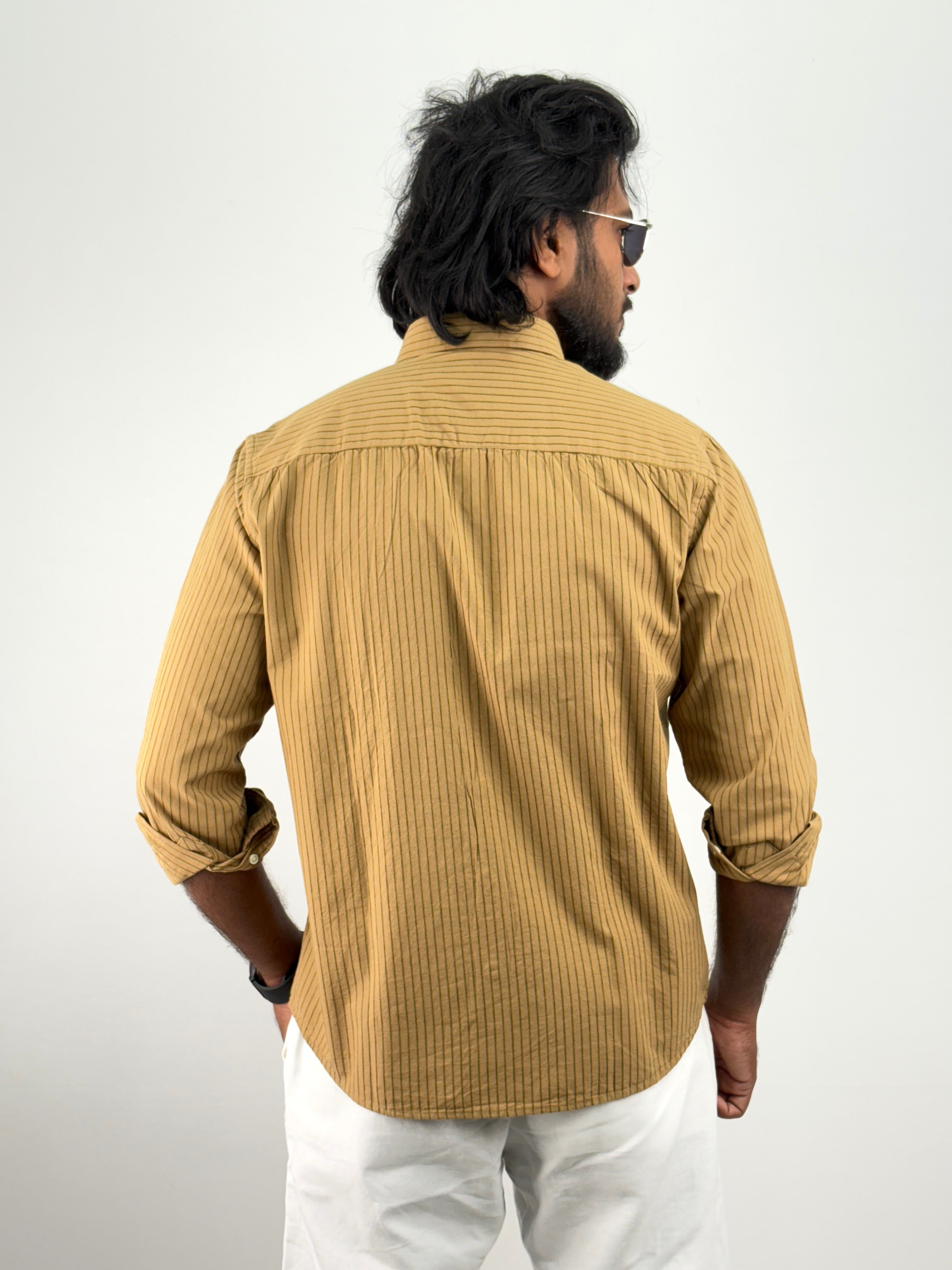 Mustard Stripe Shirt