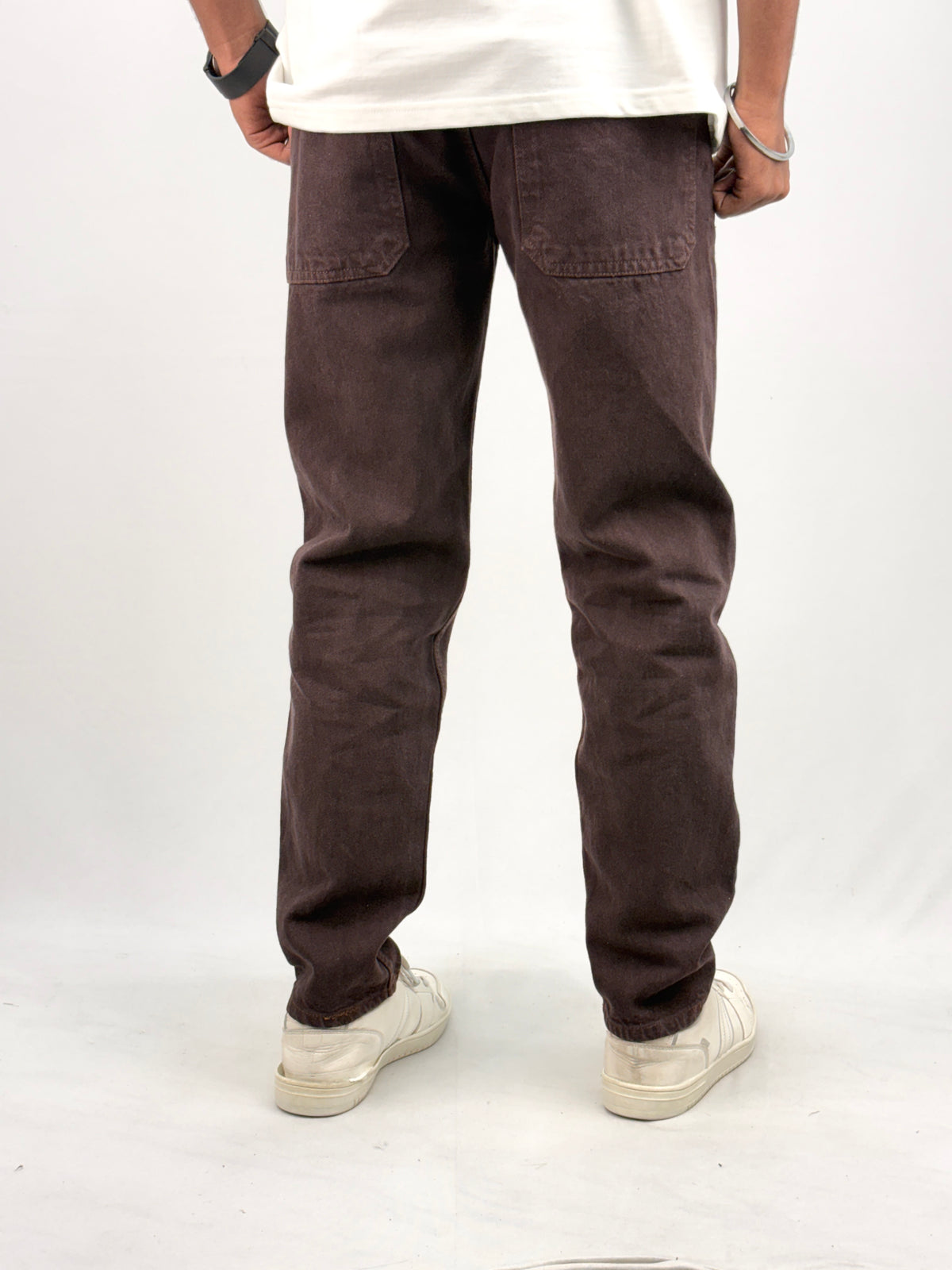 Brown Semi Baggy Jean 2