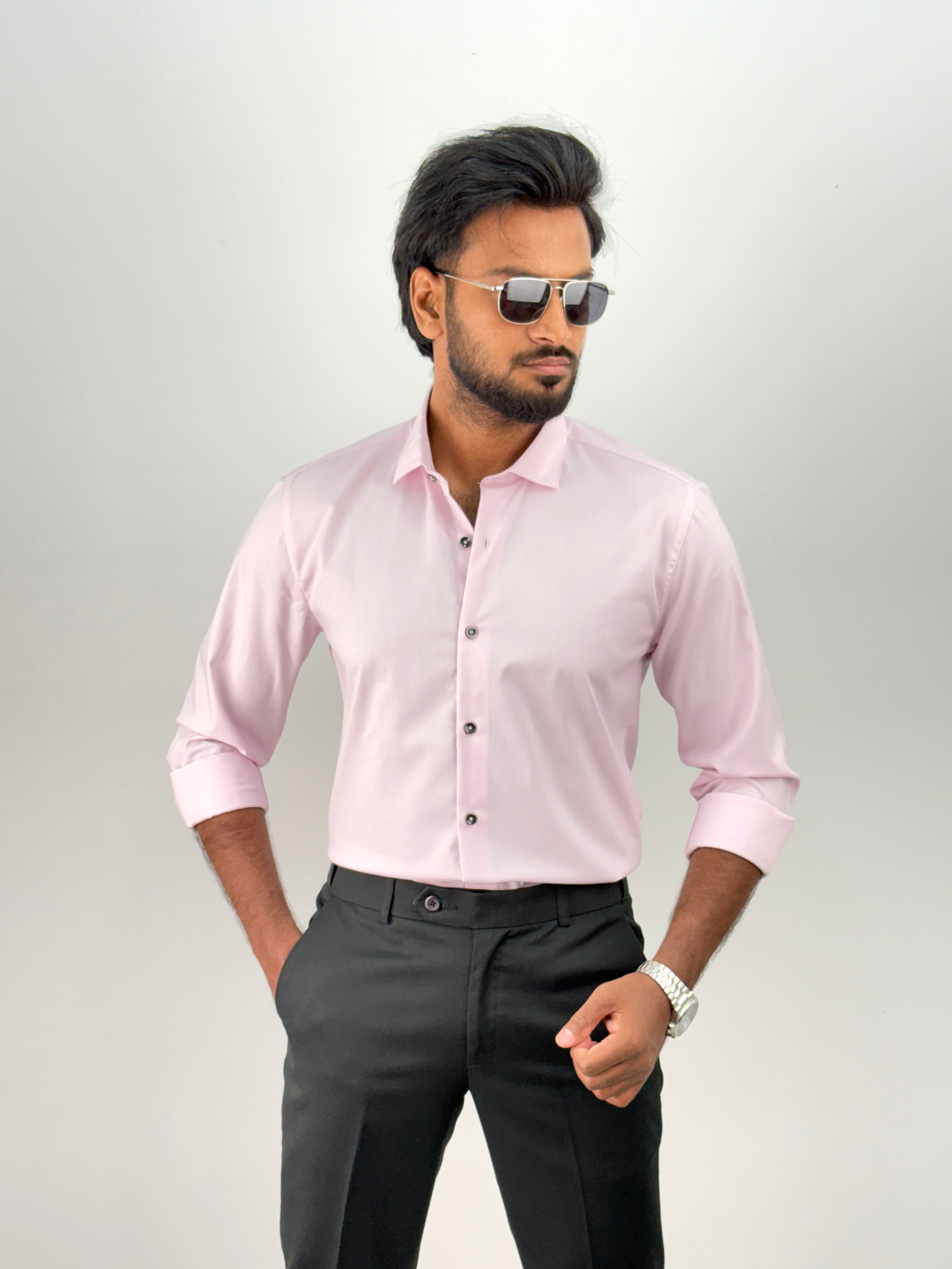 Light Pink Liquid Shirt