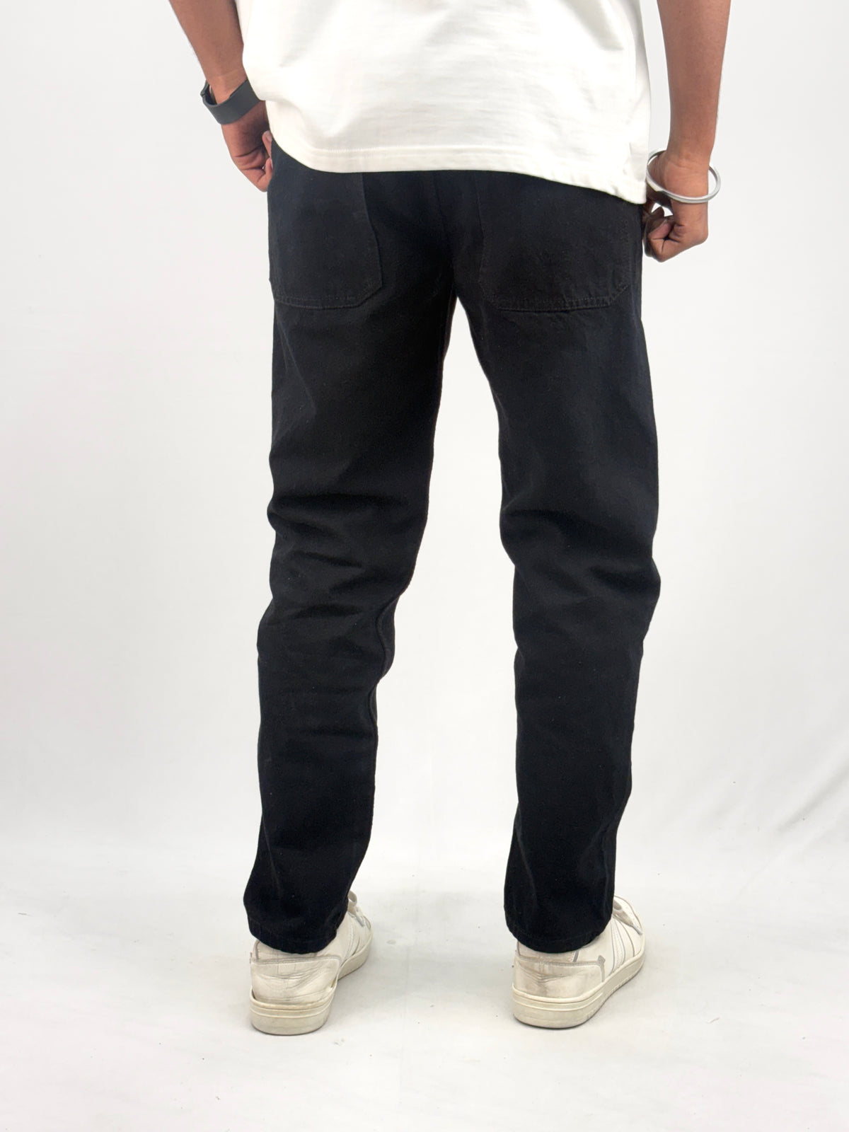 Black Semi Baggy Jean 2