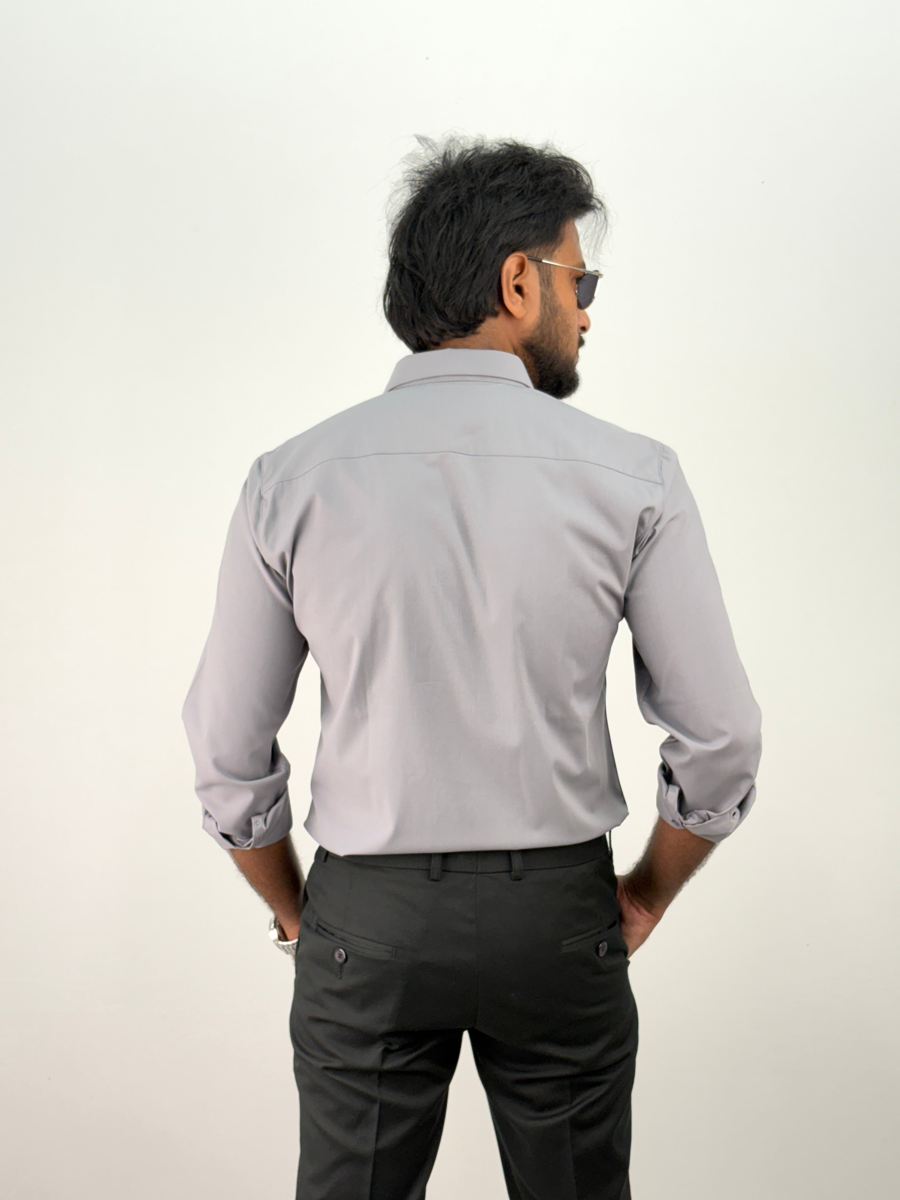 Grey Liquid Shirt