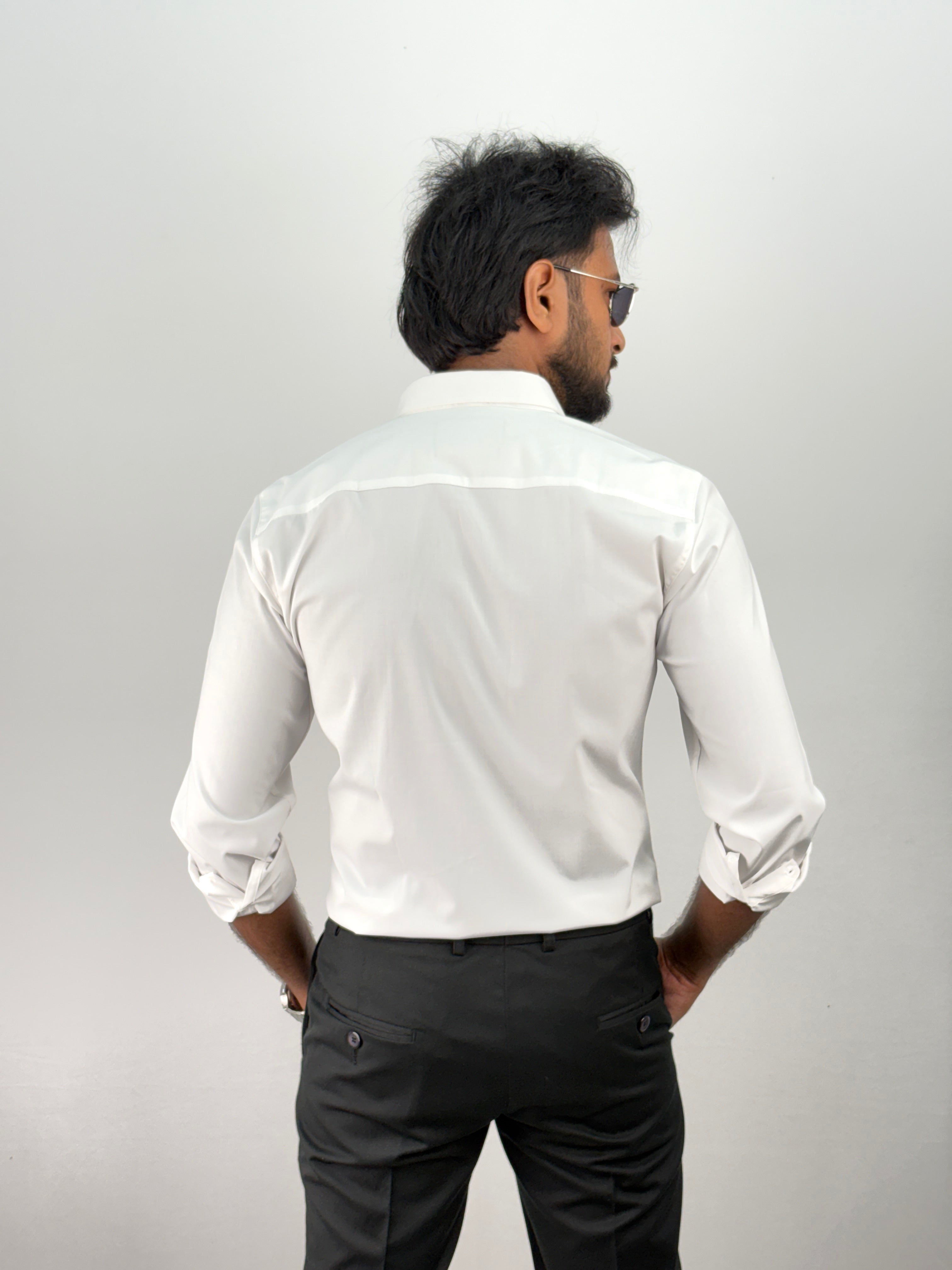 White Liquid Shirt