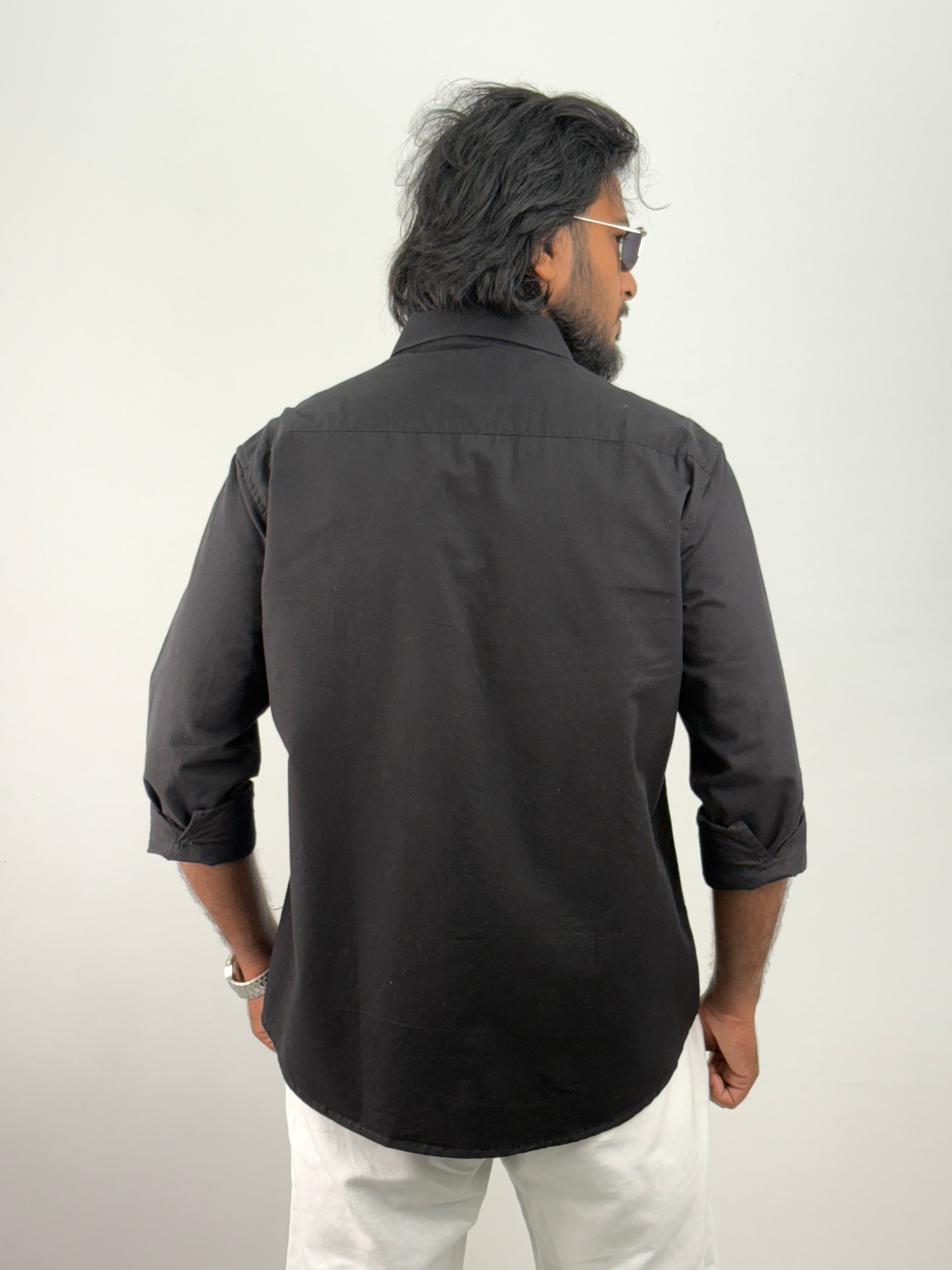 Black Embroidery Shirt