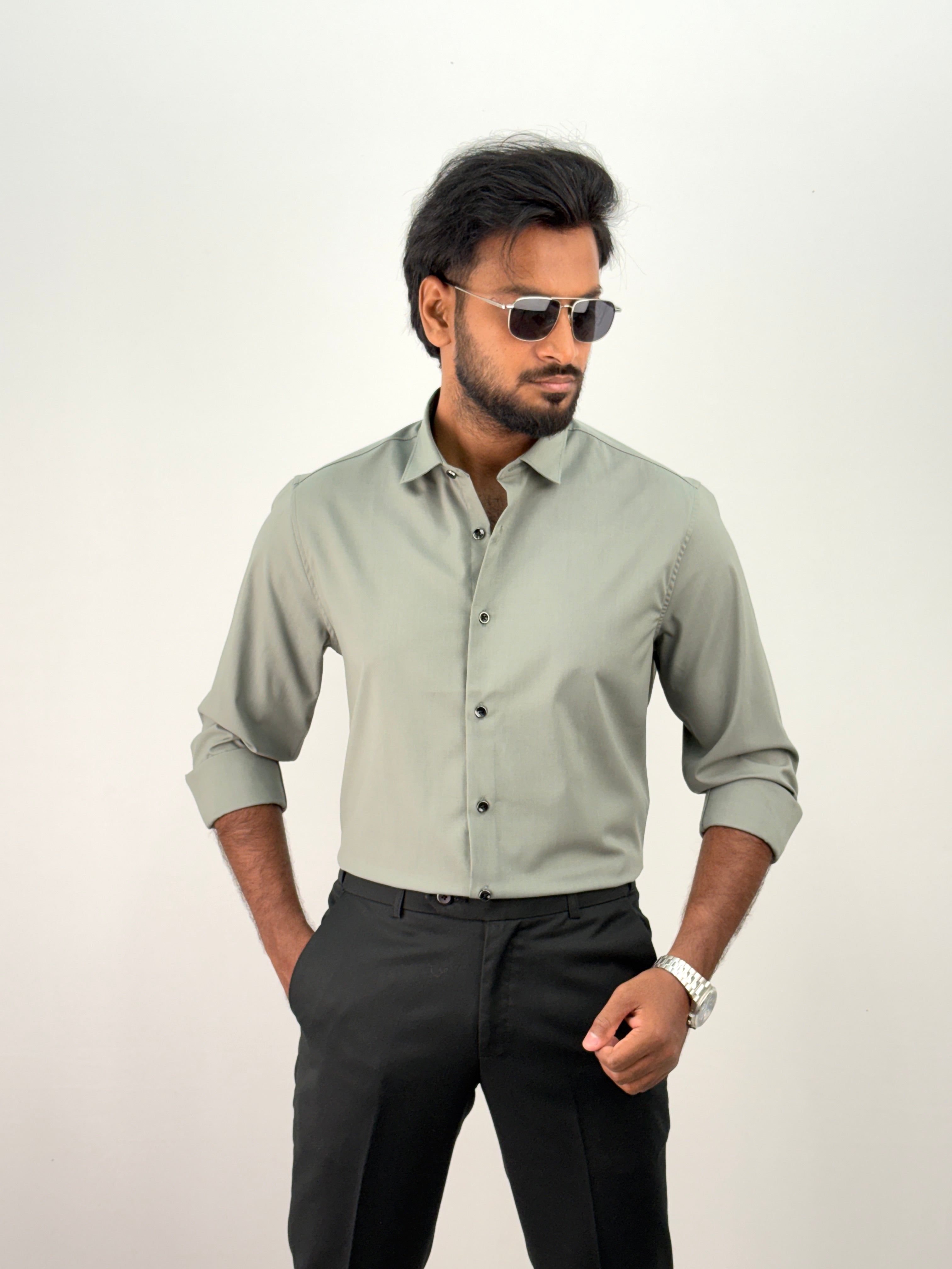 Green Liquid Shirt